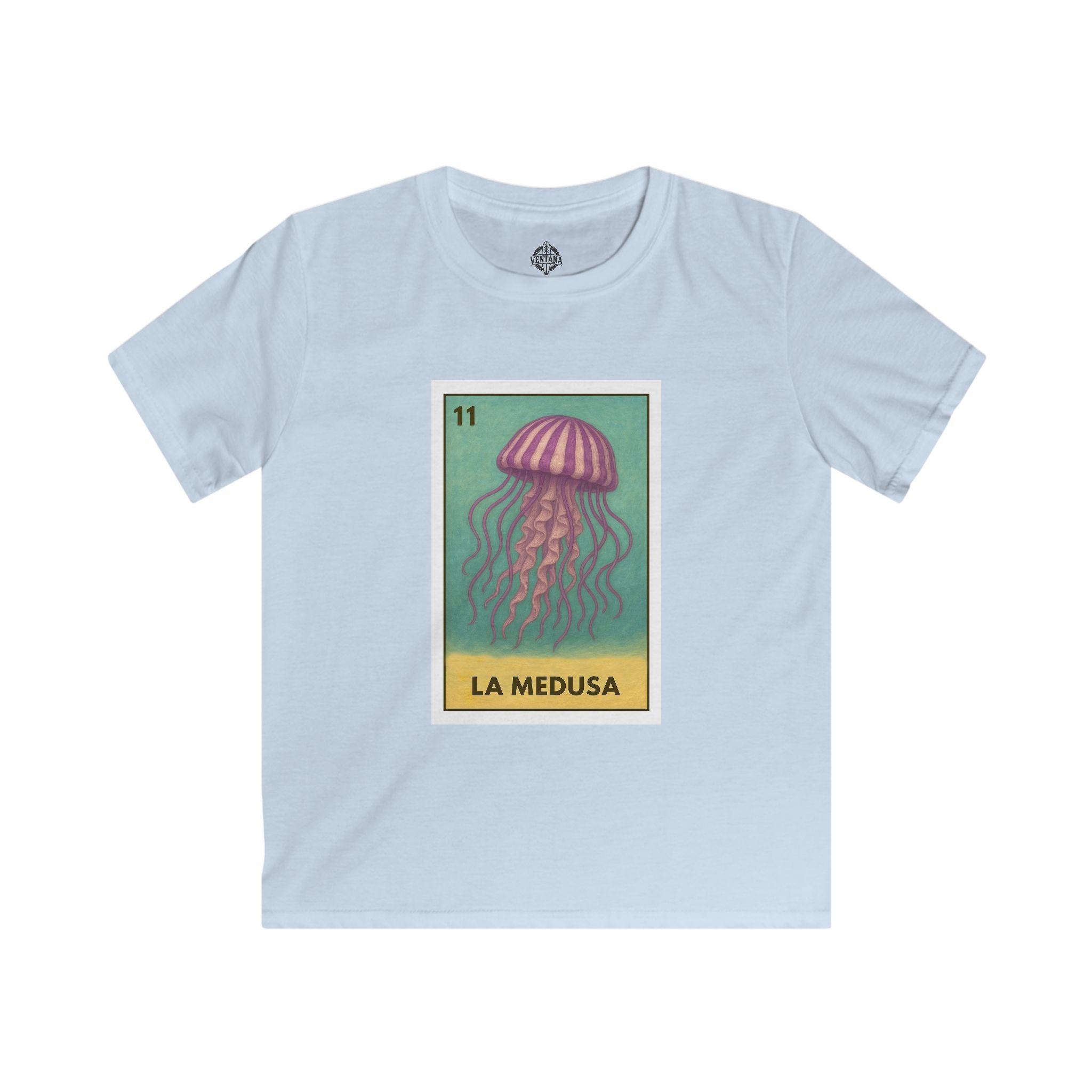 Sea Jelly Lotería kids soft style t-shirt image 2