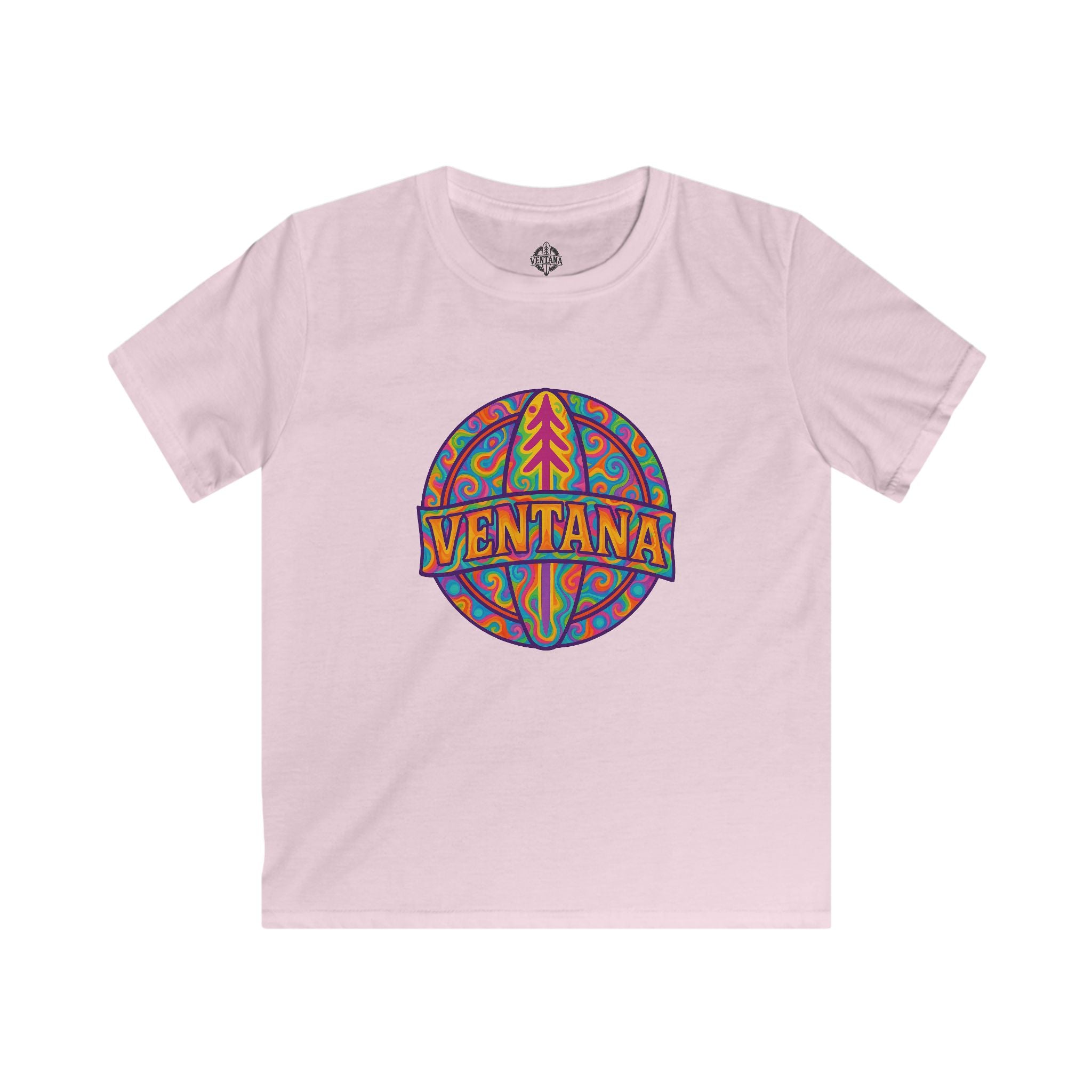 Ventana Psychedelic Treefish Logo kids soft style t-shirt image 11