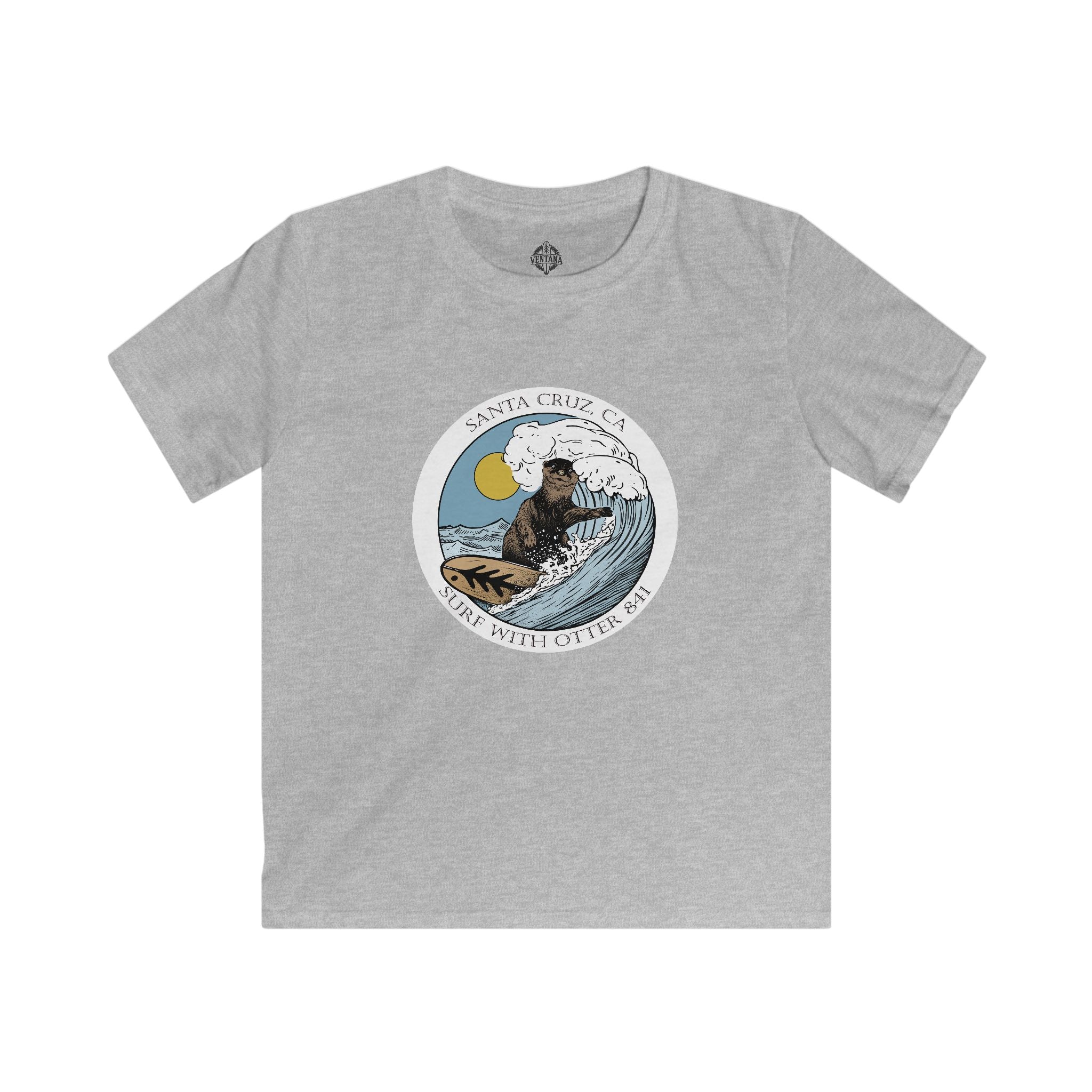 Surf with Otter 841 kids t-shirt image 6