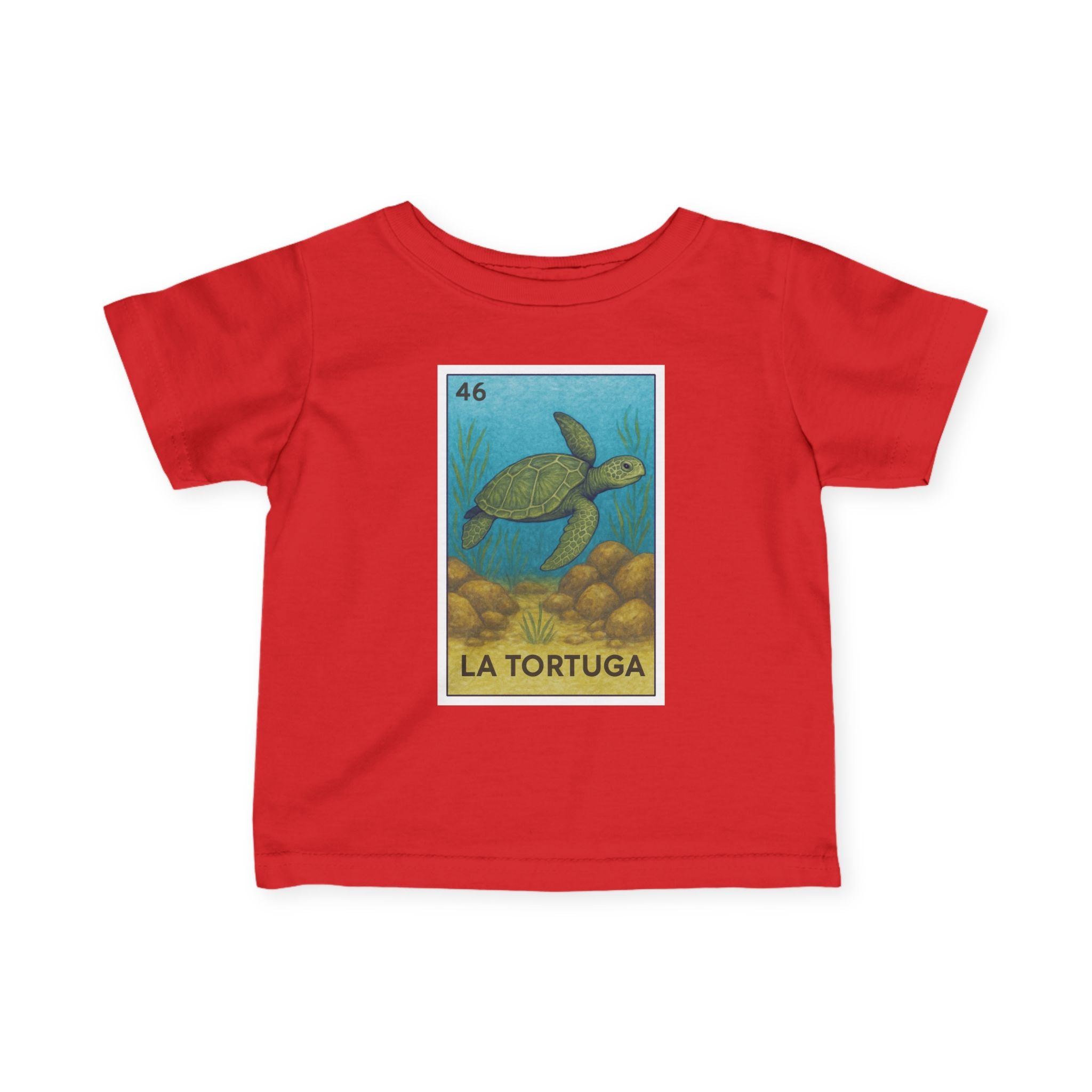 Turtle Lotería - Infant 100% Cotton T-Shirt (La Tortuga)