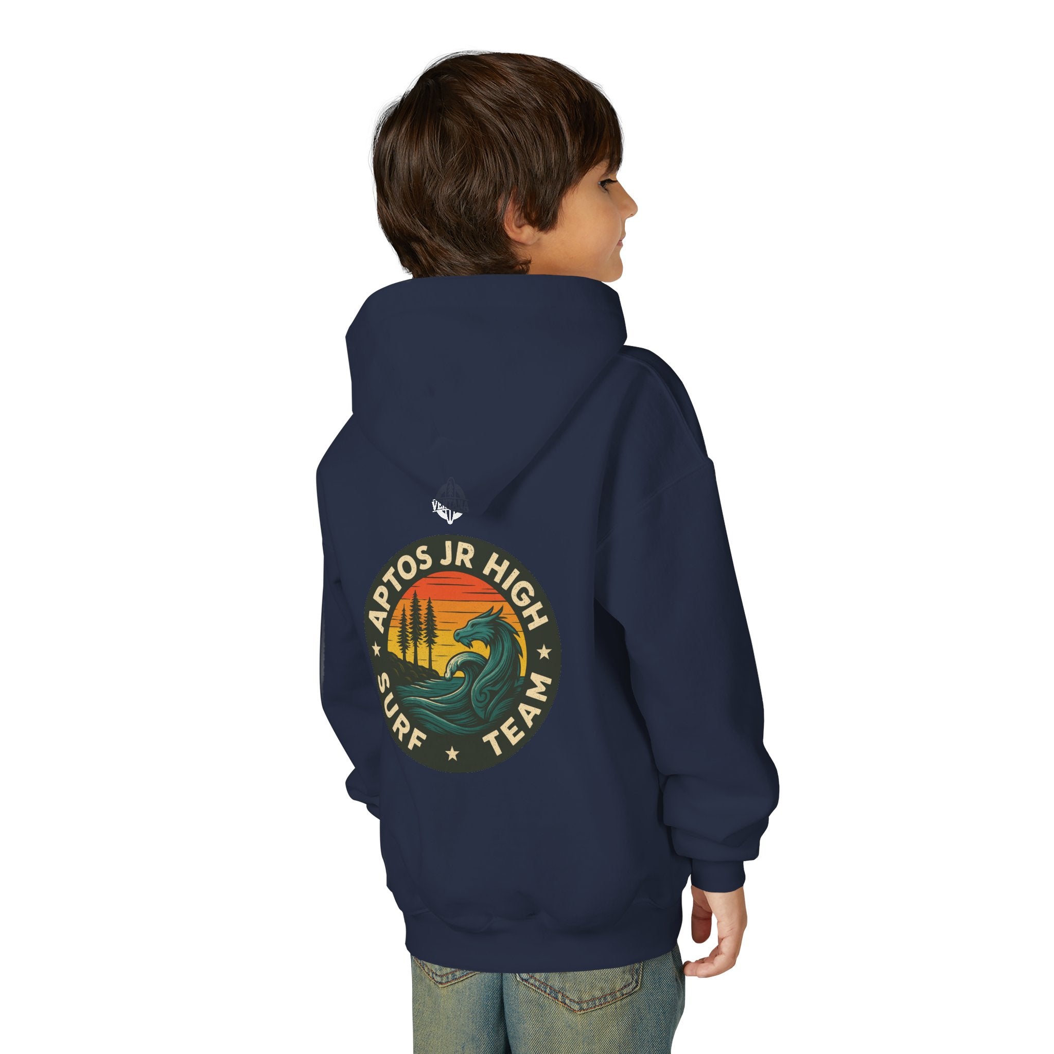 Aptos Jr High Surf Team Youth Pull-Over Hoodie - Heavy Blend Sweatshirt