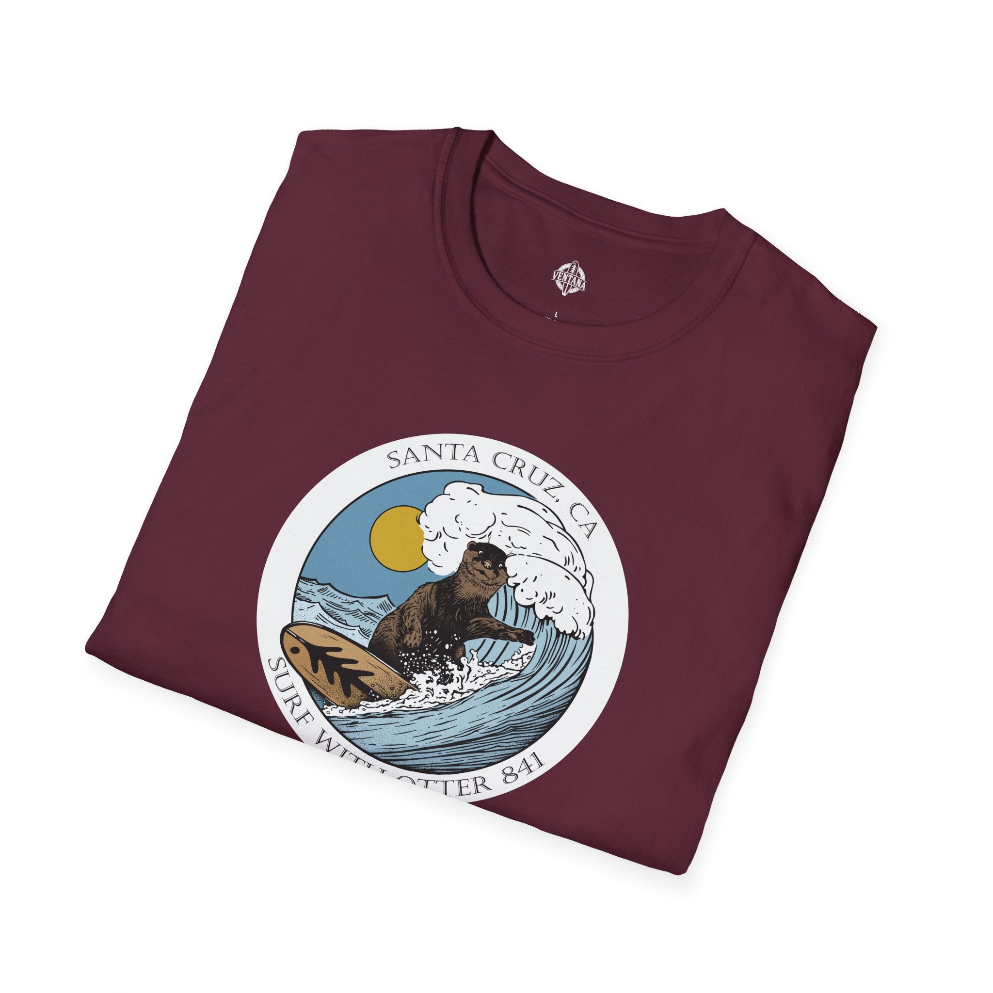 Surf with Otter 841 T-Shirt