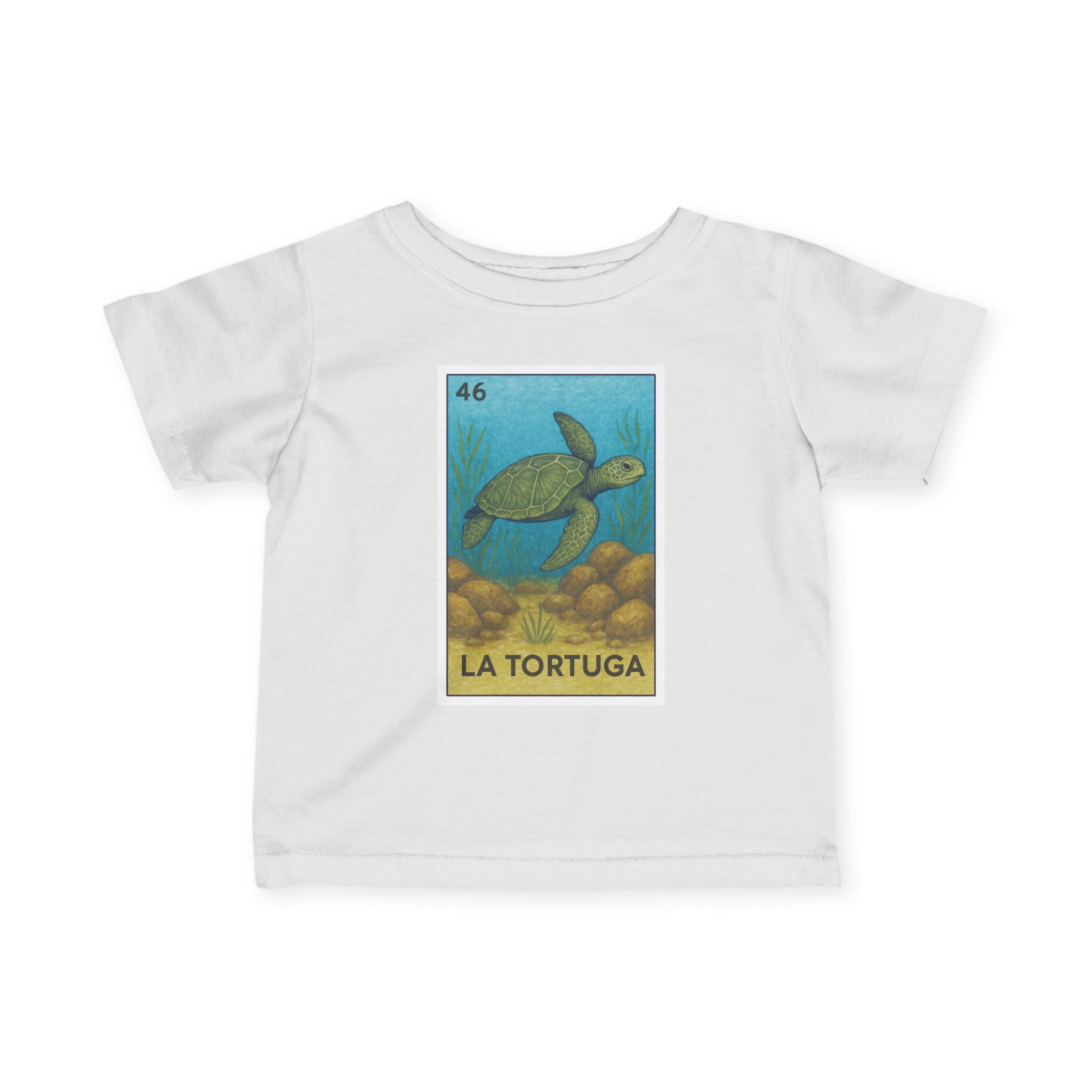 Turtle Lotería - Infant 100% Cotton T-Shirt (La Tortuga)