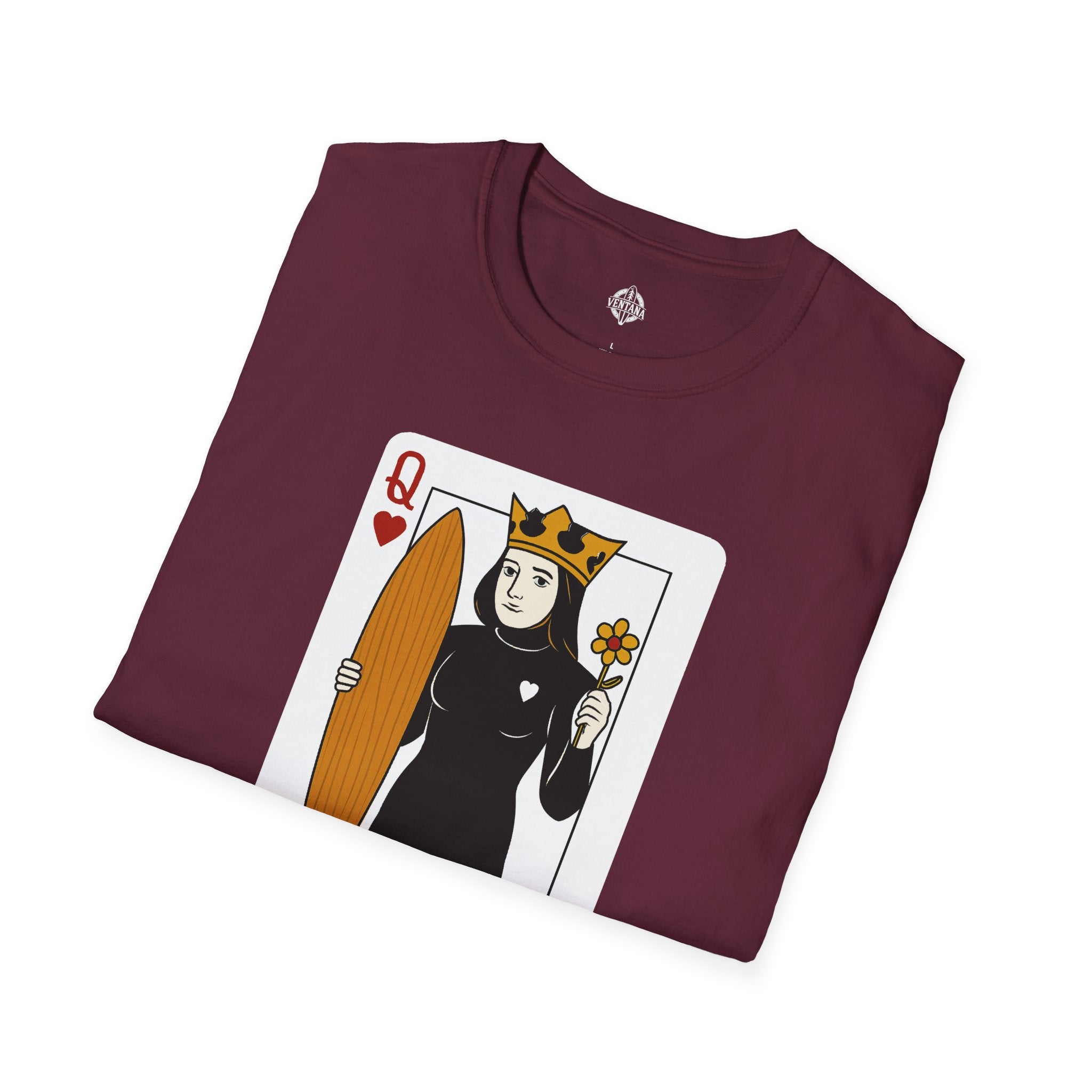 Queen of Hearts Surfer T-Shirt