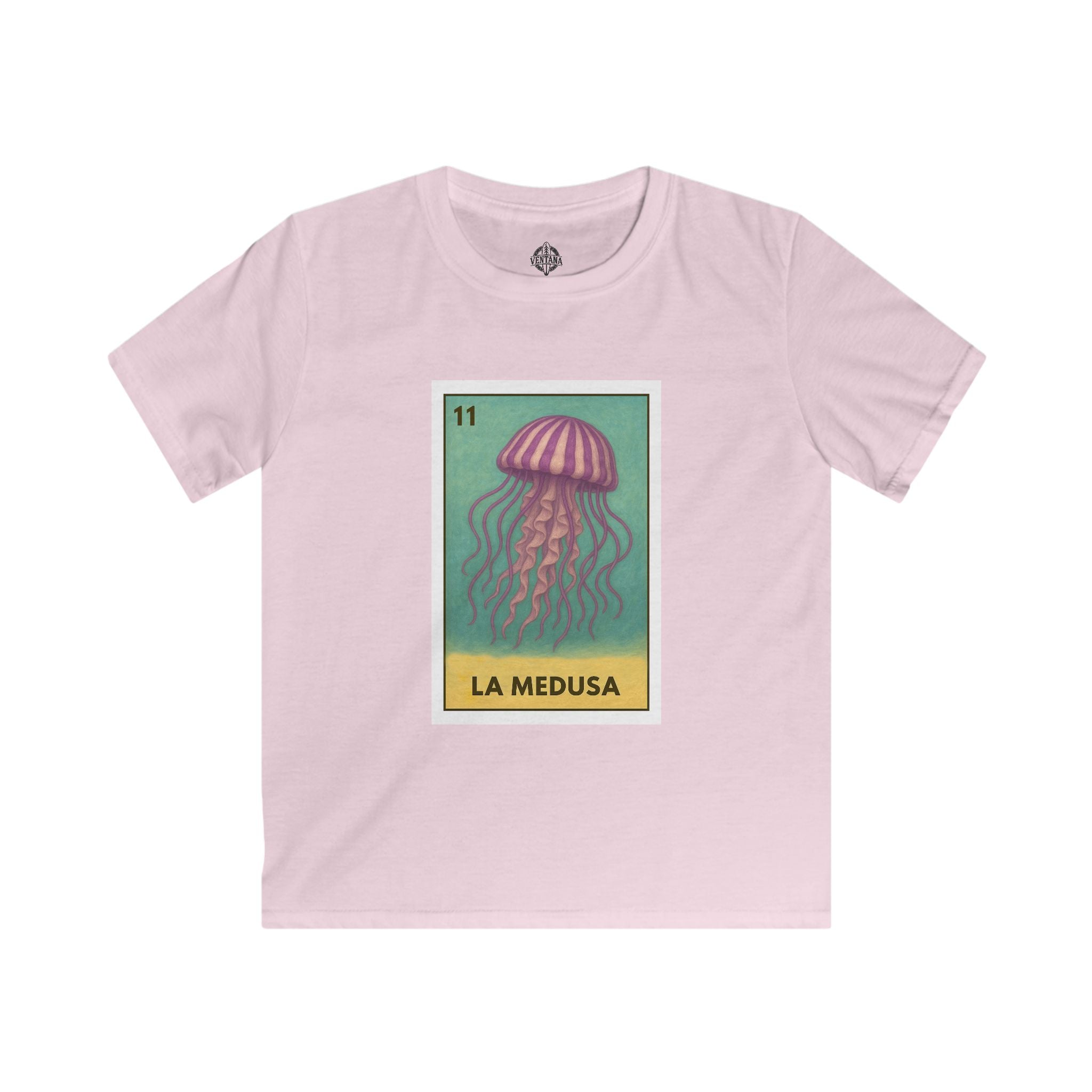 Sea Jelly Lotería kids soft style t-shirt image 3