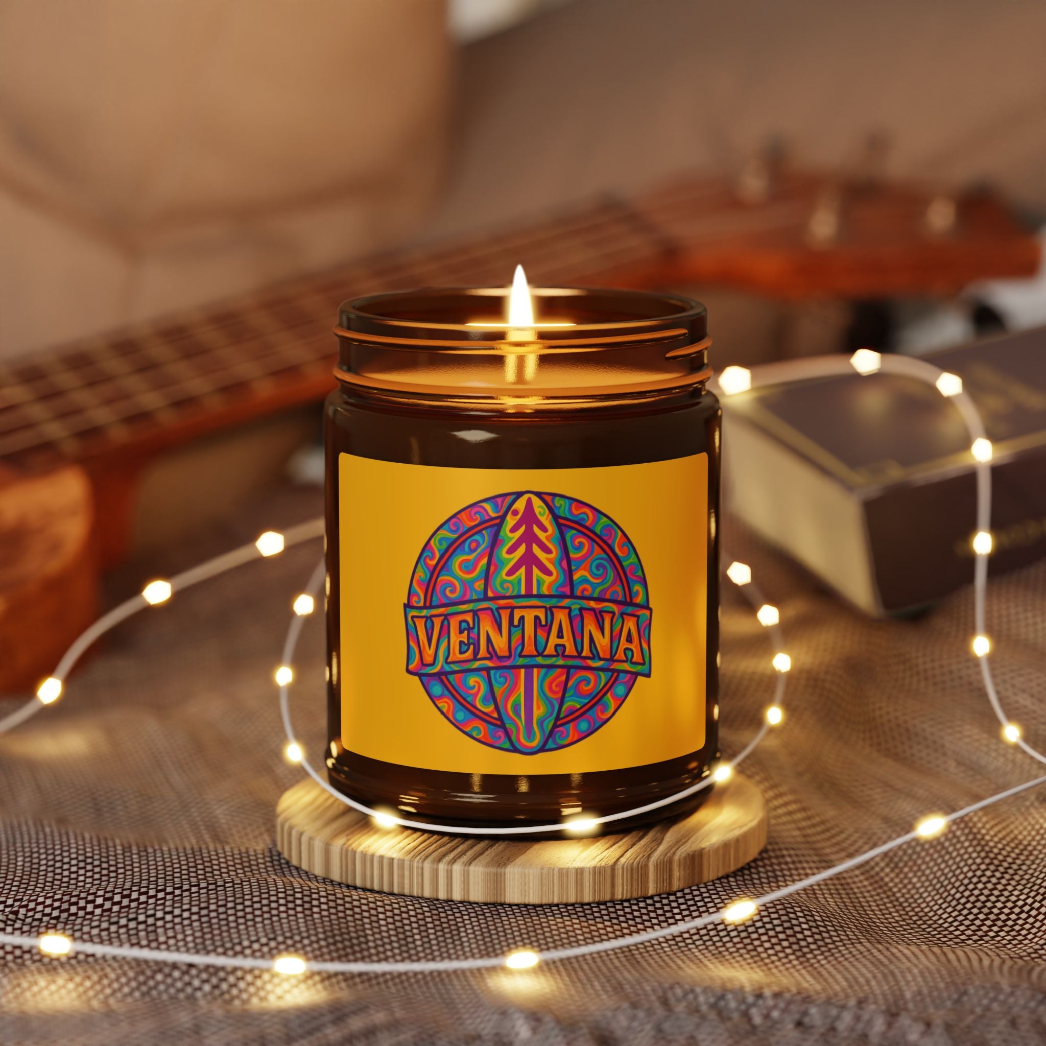 Ventana Psychedelic Treefish Logo - Scented Soy Candle
