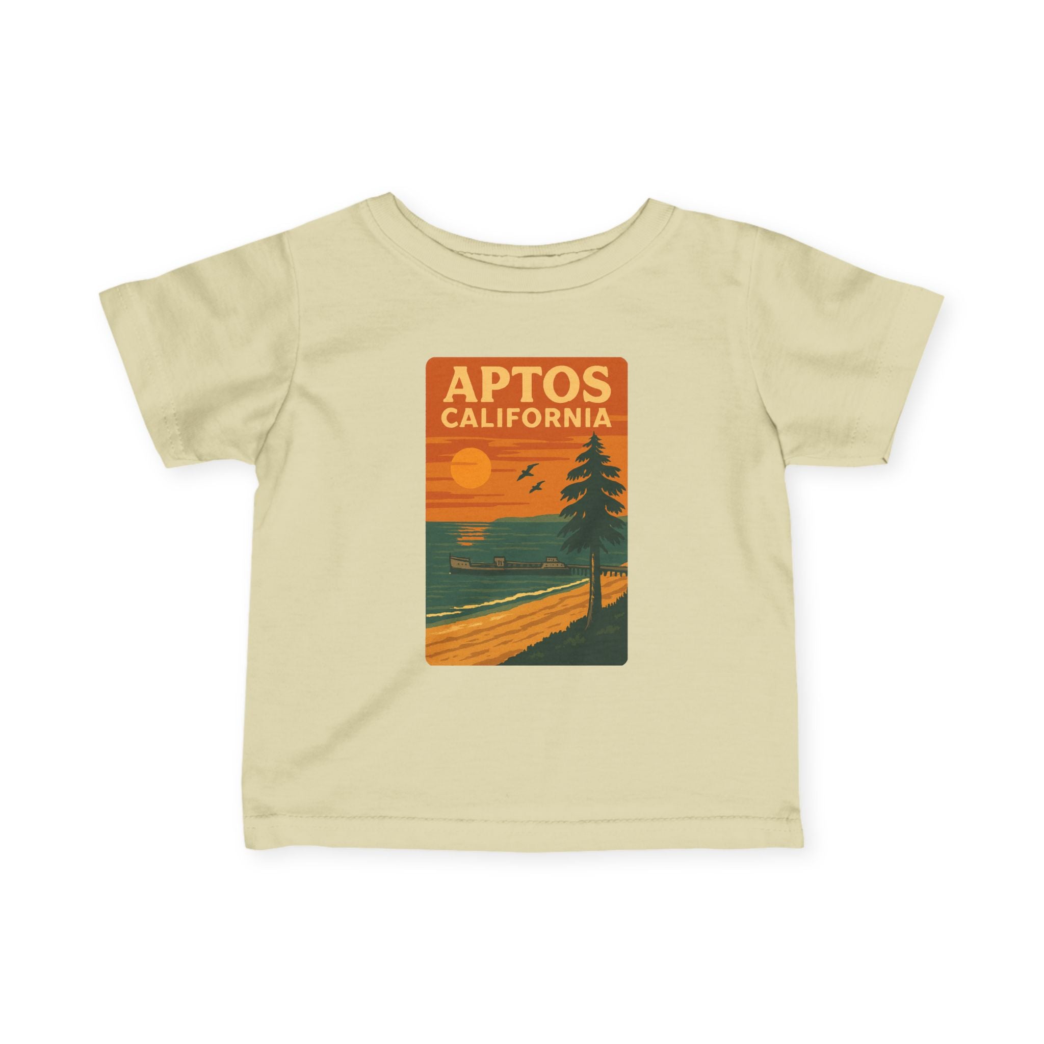 Aptos California Sunset - Infant 100% Cotton T-Shirt