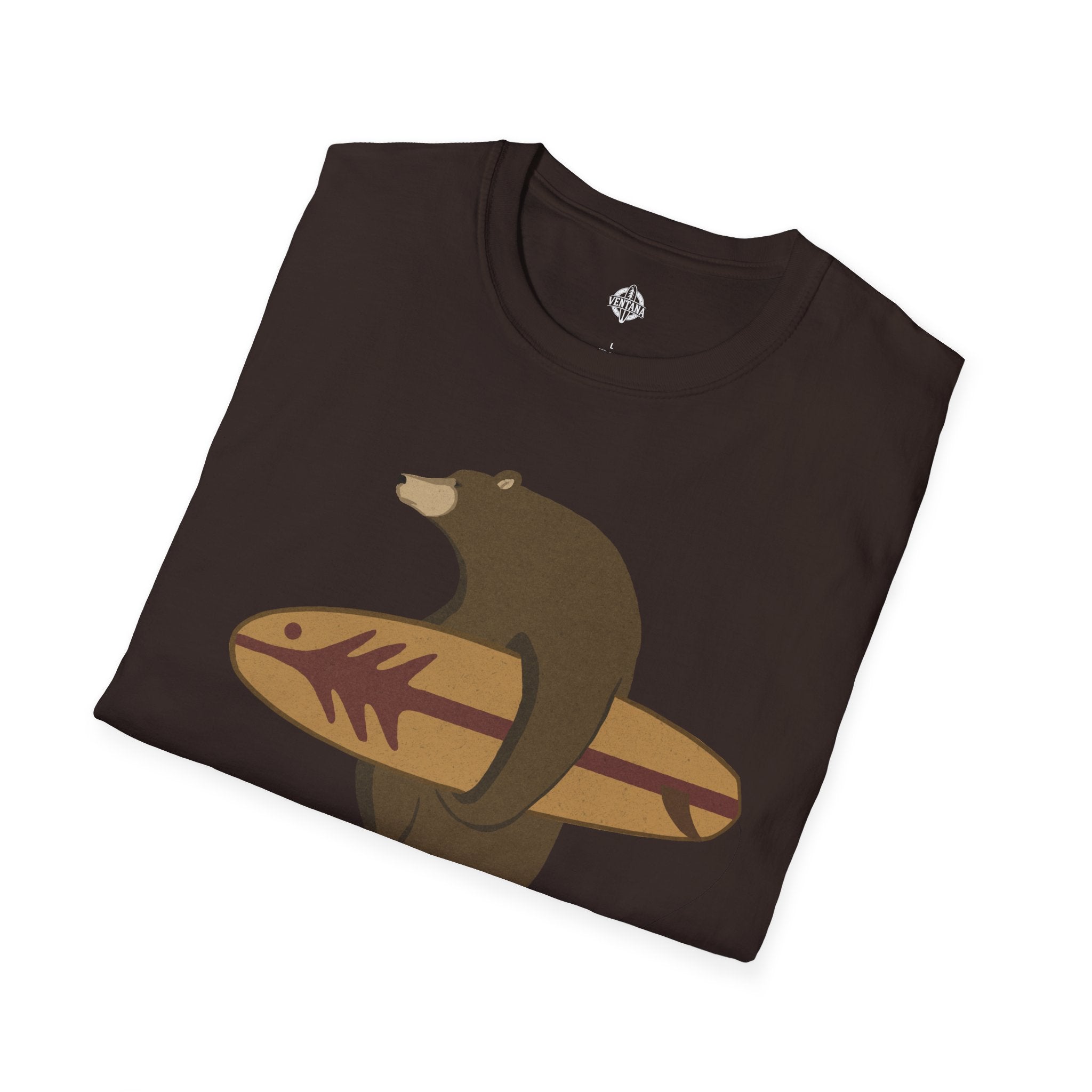 Surfing Grizzly Bear T-Shirt