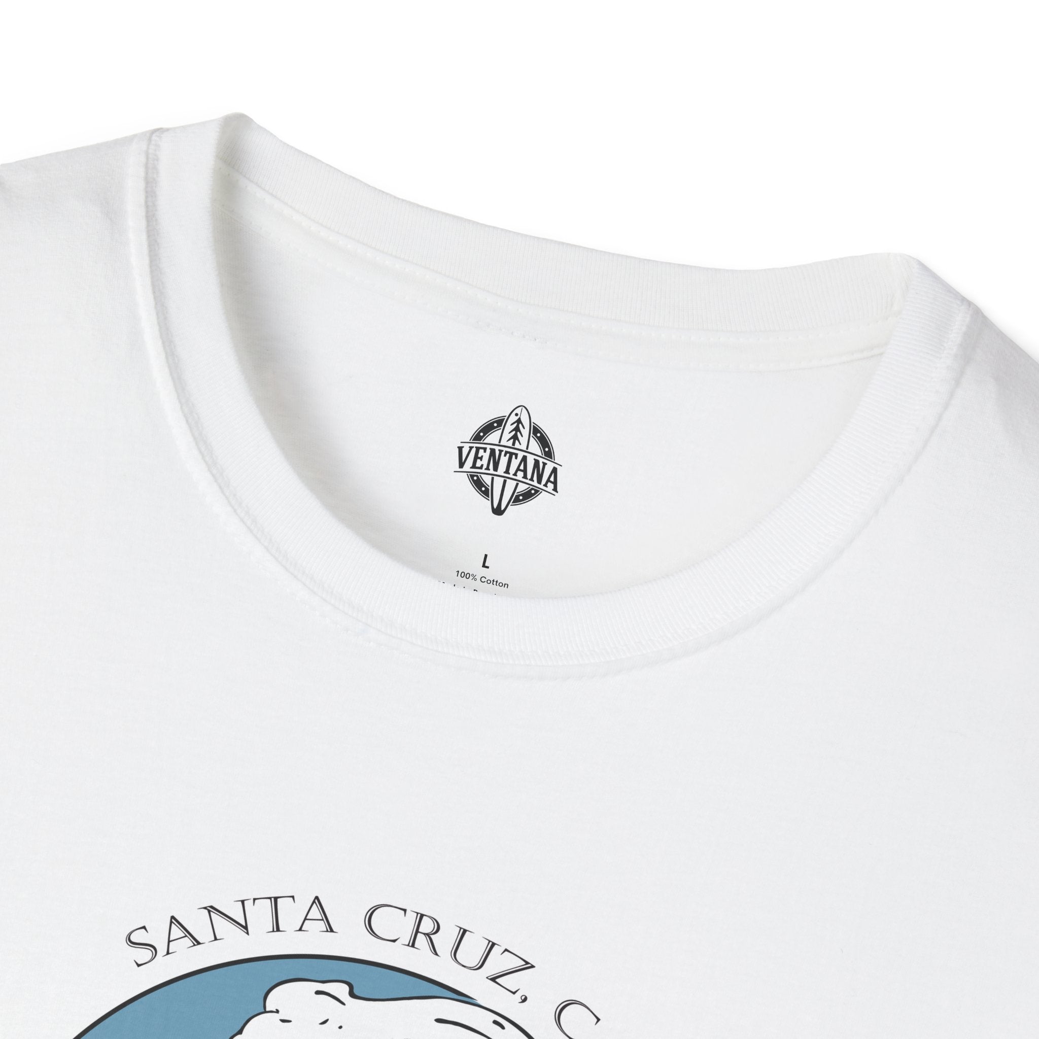 Surf with Otter 841 by Thiago Bianchini cotton t-shirt image 18