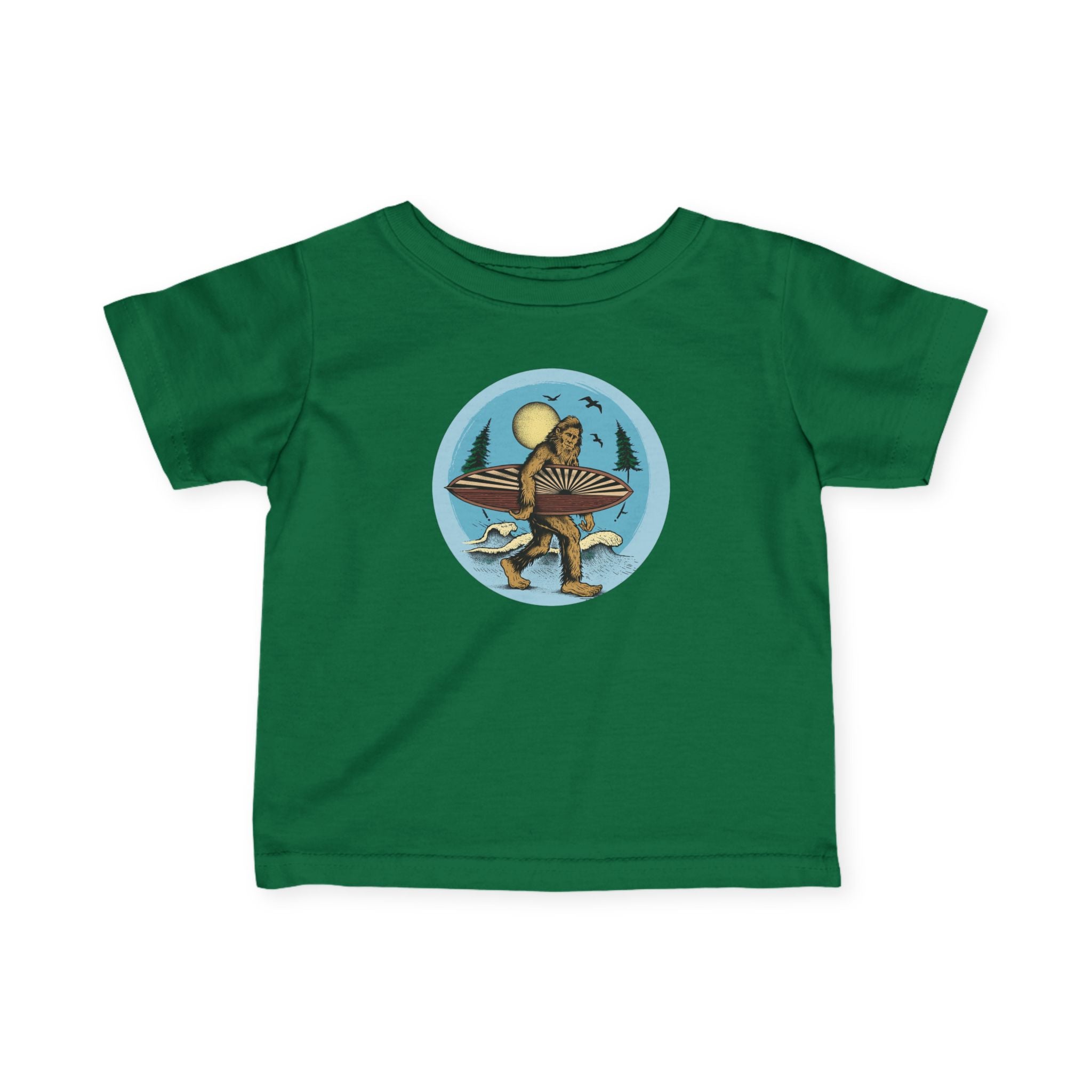 Ventana Surfsquatch by Thiago Bianchini infant cotton t-shirt image 9