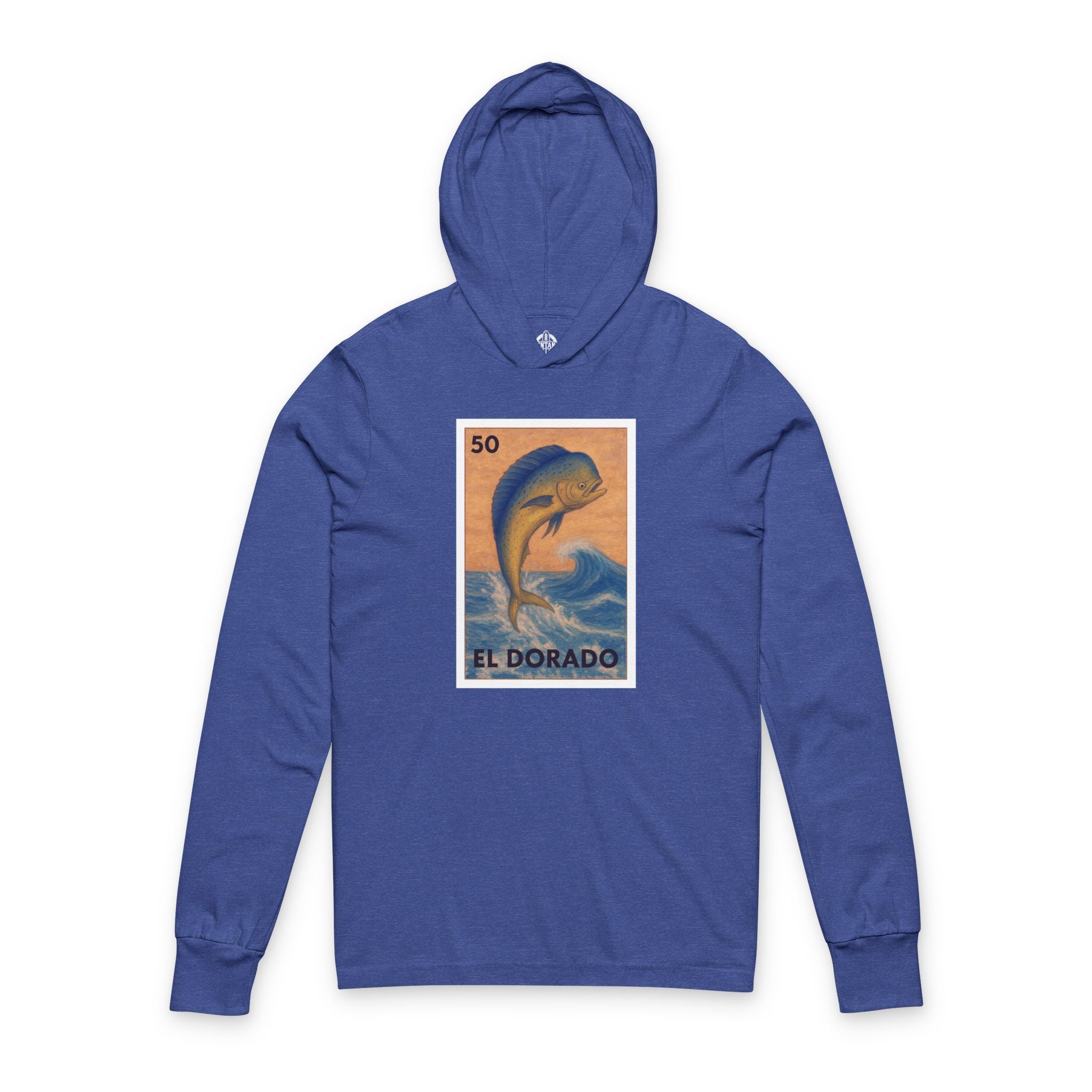 Dorado Lotería cotton hooded long sleeve t-shirt image 6