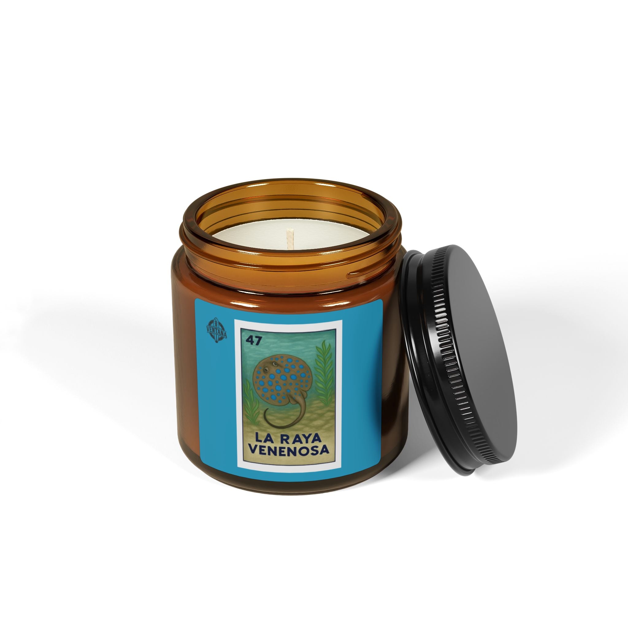 Stingray Lotería - Scented Soy Candle (La Medusa)