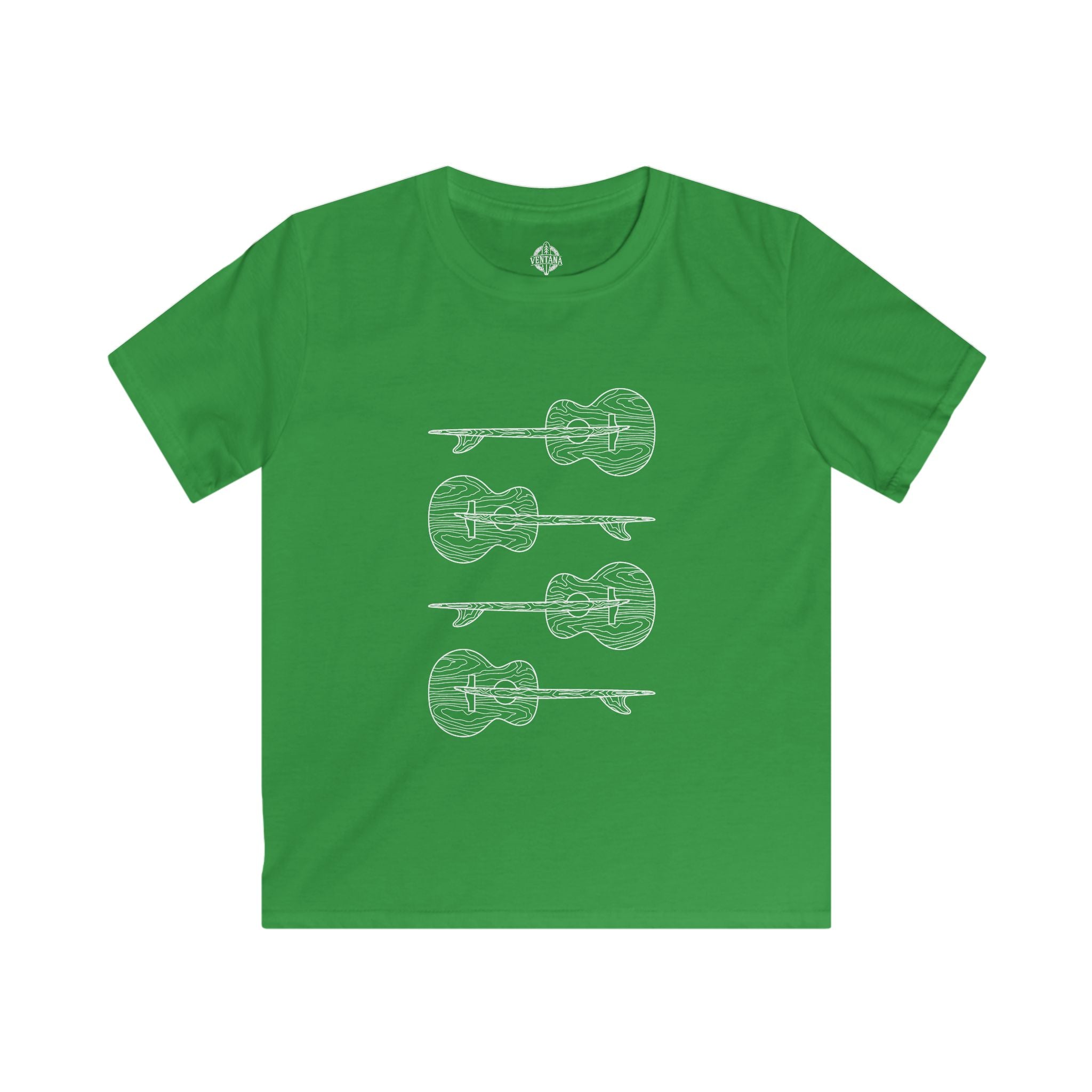 Ventana Santa Cruz Guitar Collab cotton t-shirt image 7