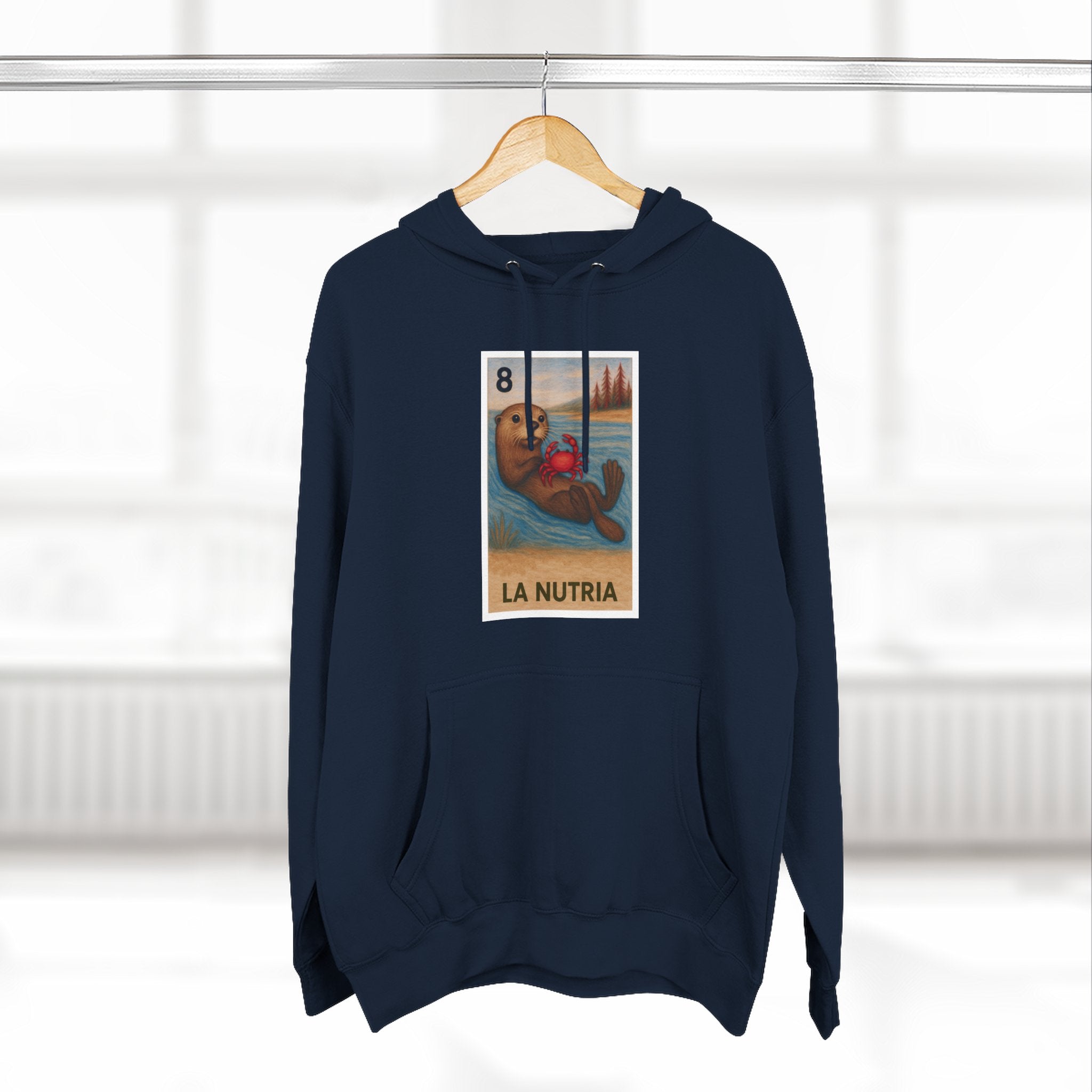 Sea Otter Lotería Fleece Hoodie