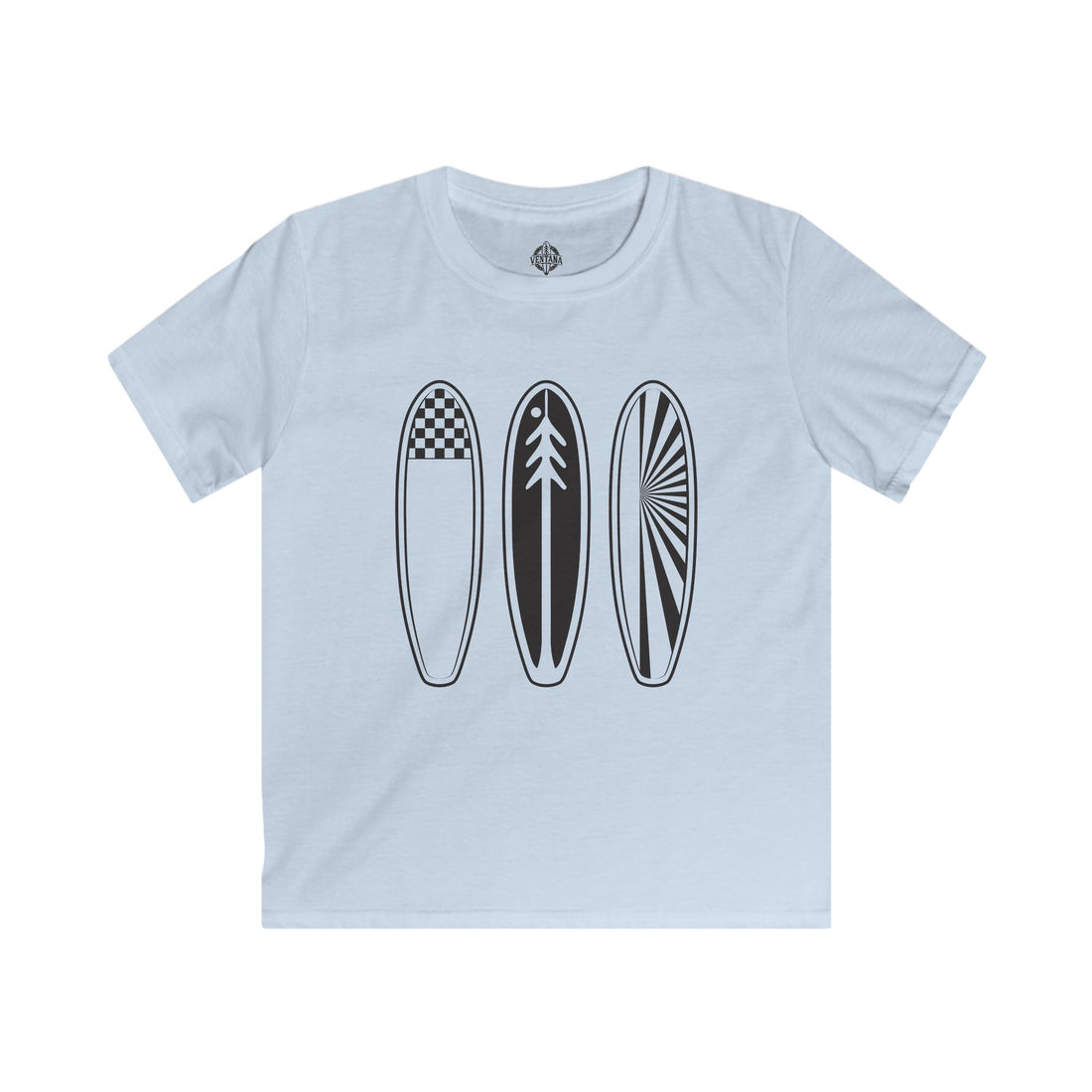 Ventana Three Board kids soft style t-shirt image 2