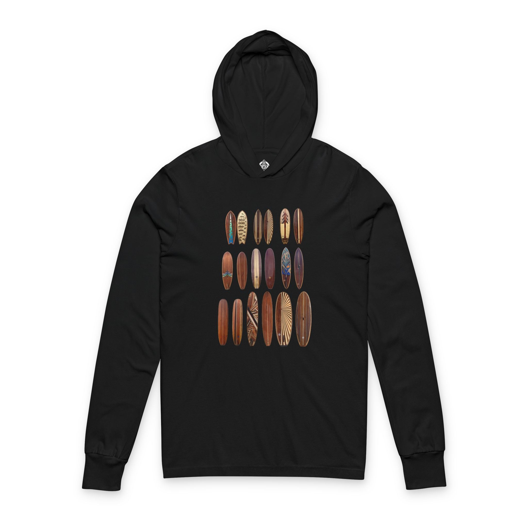 Ventana Wooden Surfboards cotton hooded long sleeve t-shirt image 4