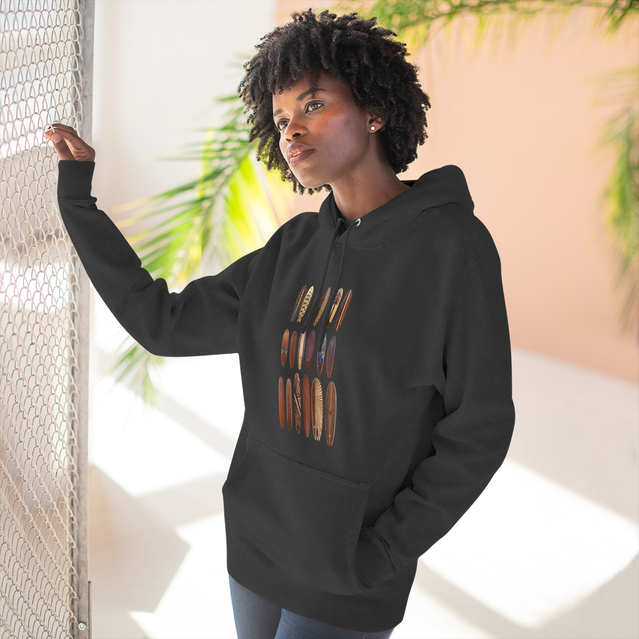 Ventana Wooden Surfboards Fleece Hoodie