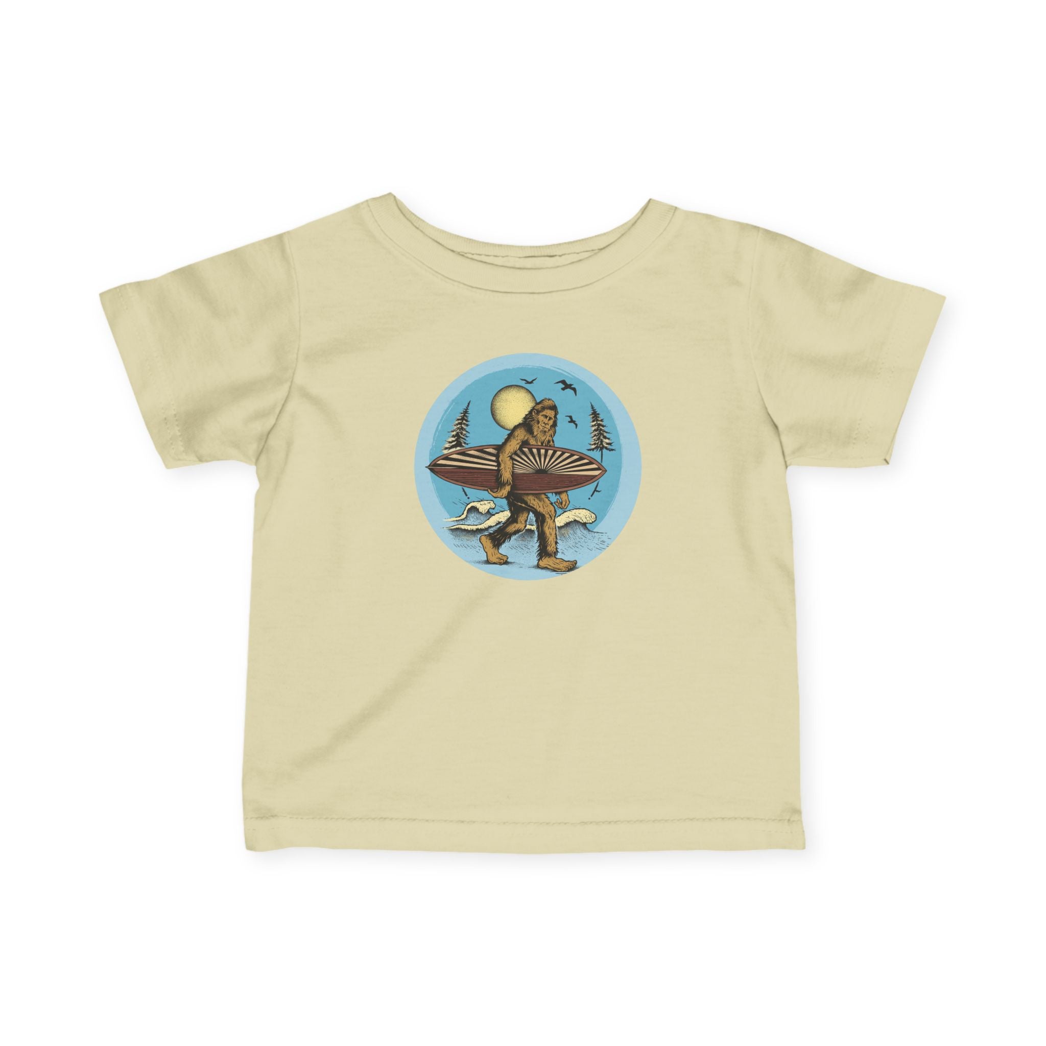 Ventana Surfsquatch by Thiago Bianchini infant cotton t-shirt image 6