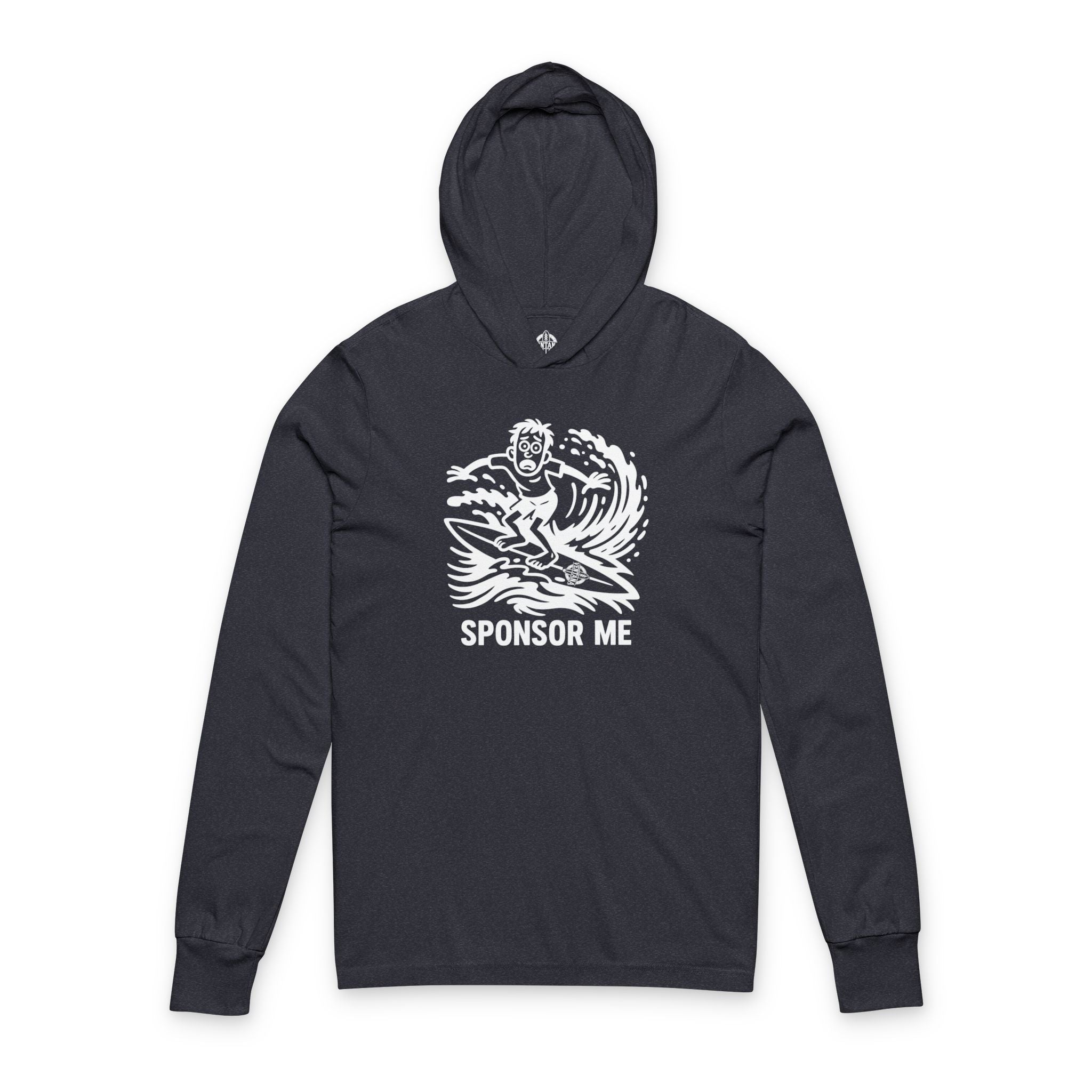 Sponsor Me Unisex - Cotton Hooded Long Sleeve Hooded T-Shirt