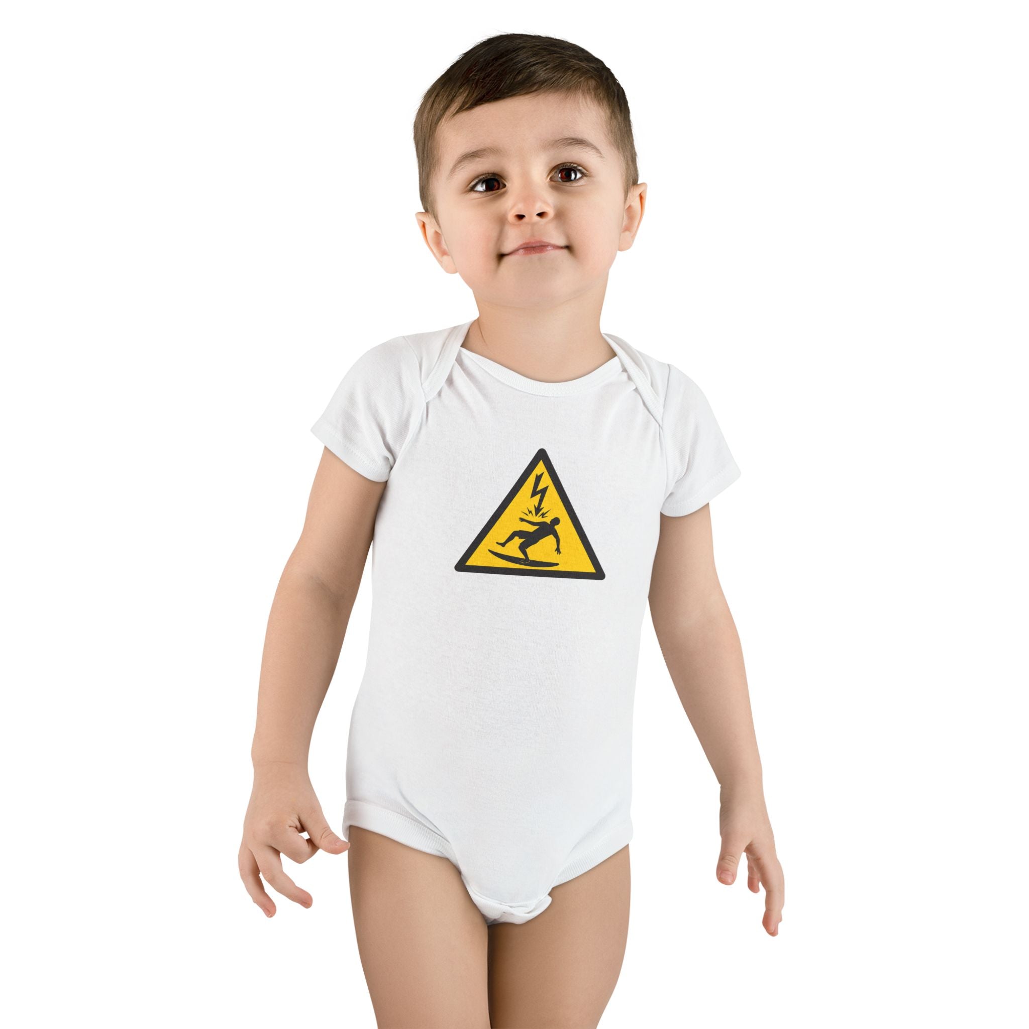 Electric Surfer baby cotton onesie image 6