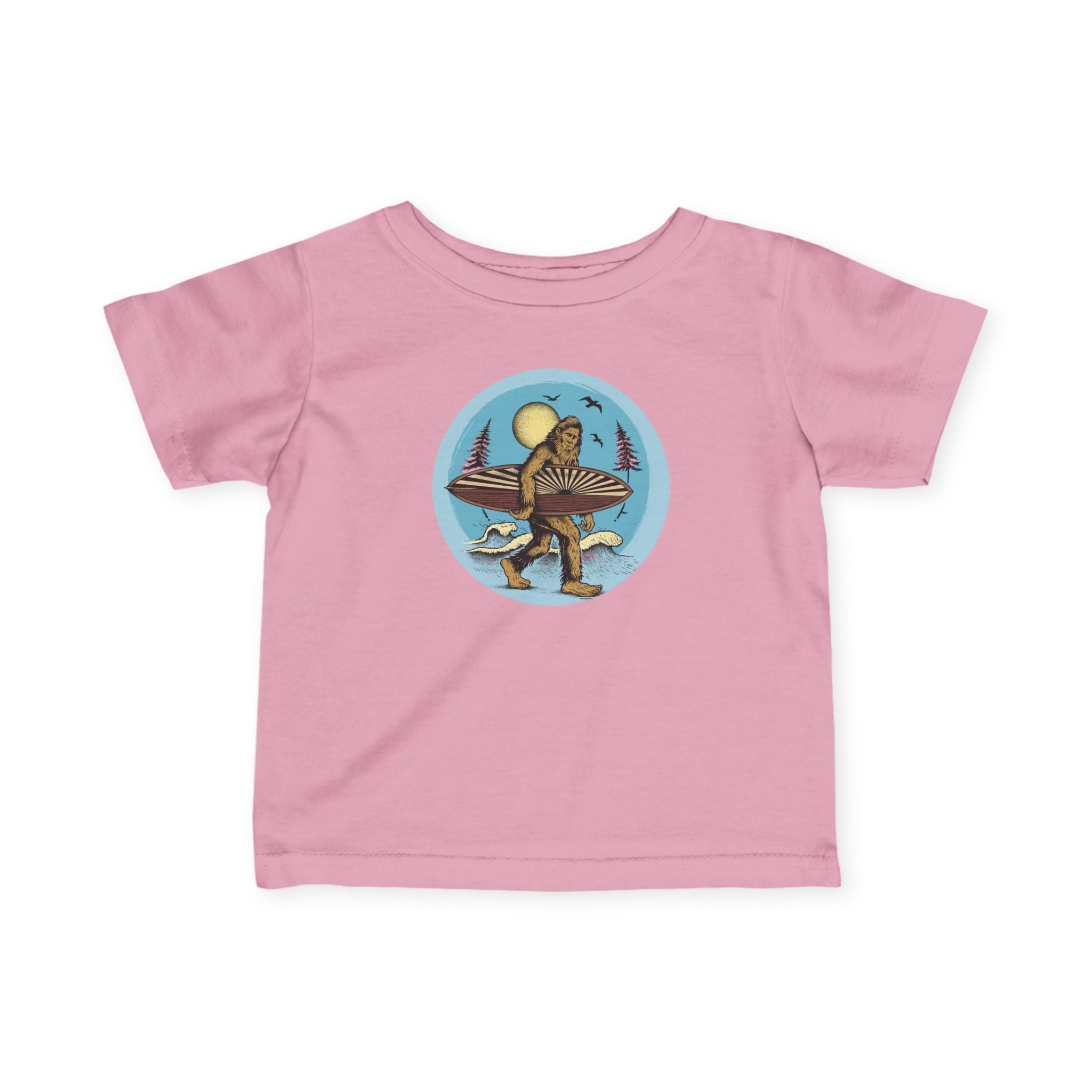 Ventana Surfsquatch by Thiago Bianchini infant cotton t-shirt image 2