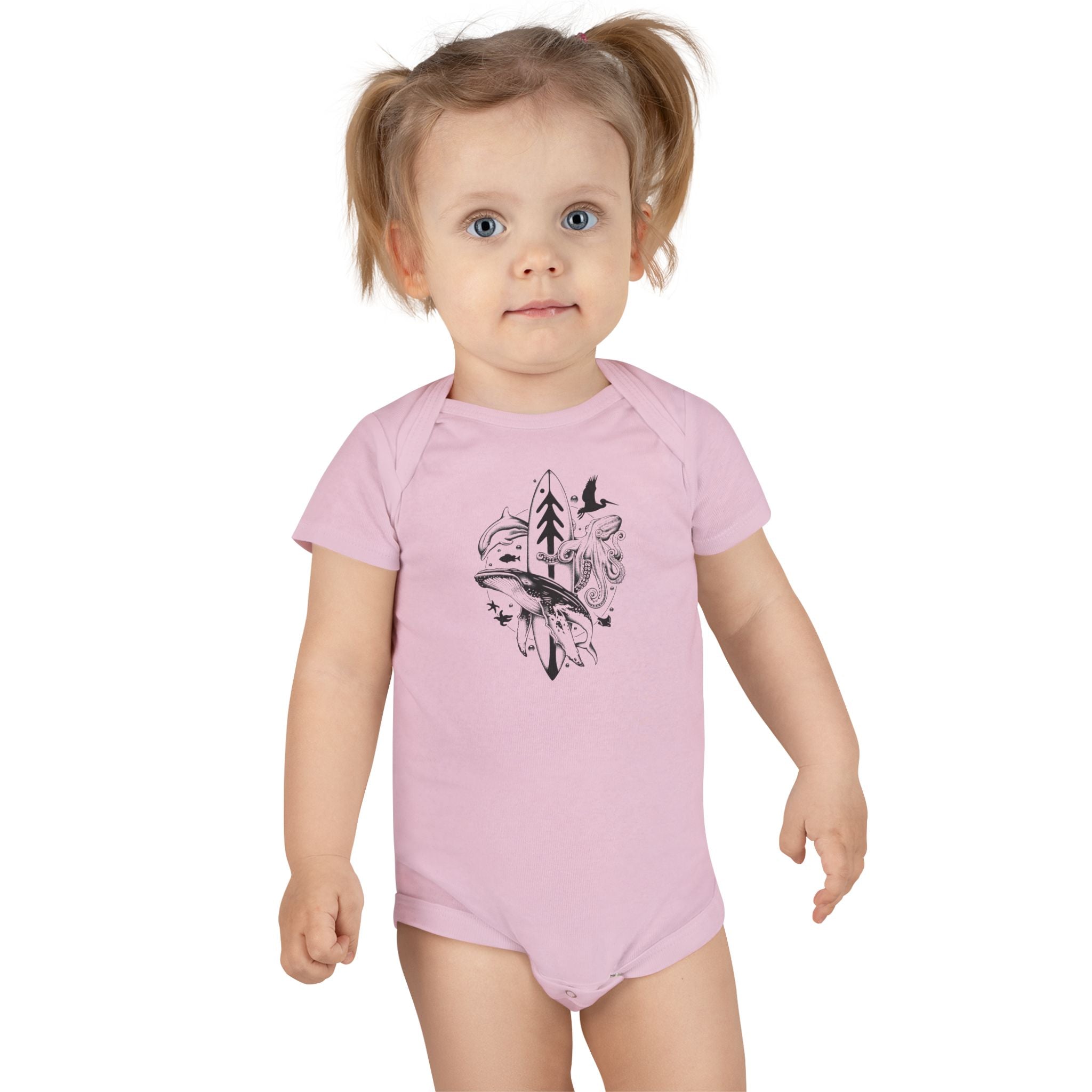 Ventana Monterey Bay by Thiago Bianchini baby cotton onesie image 16
