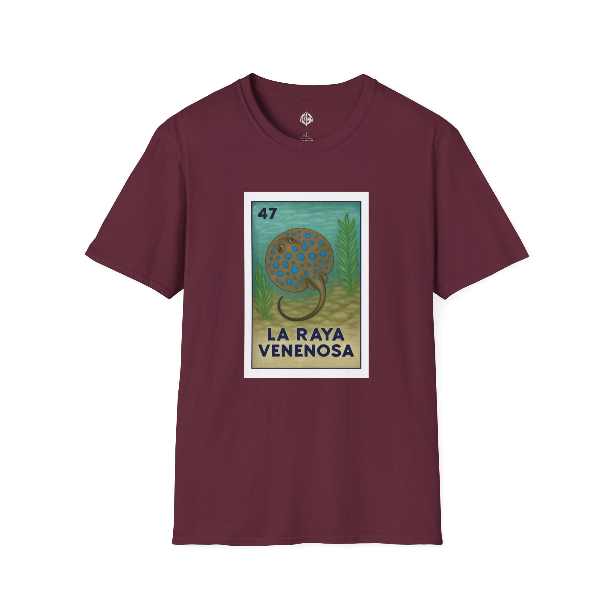 Stingray Lotería cotton t-shirt image 7