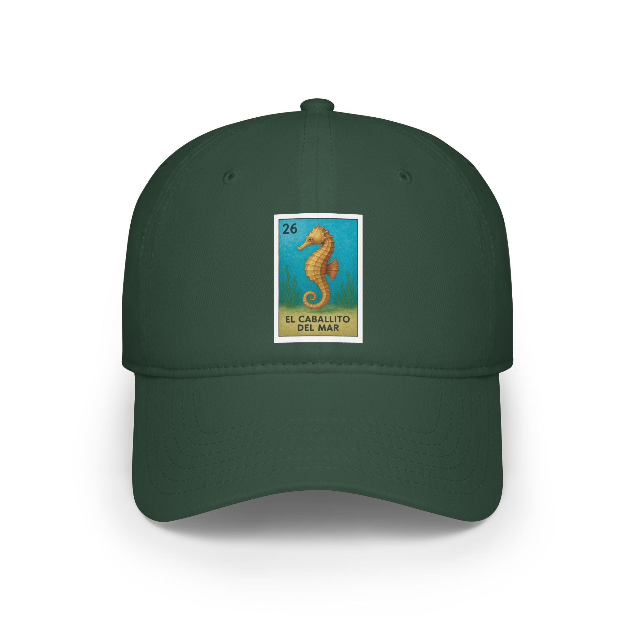 Seahorse Lotería baseball cap image 4