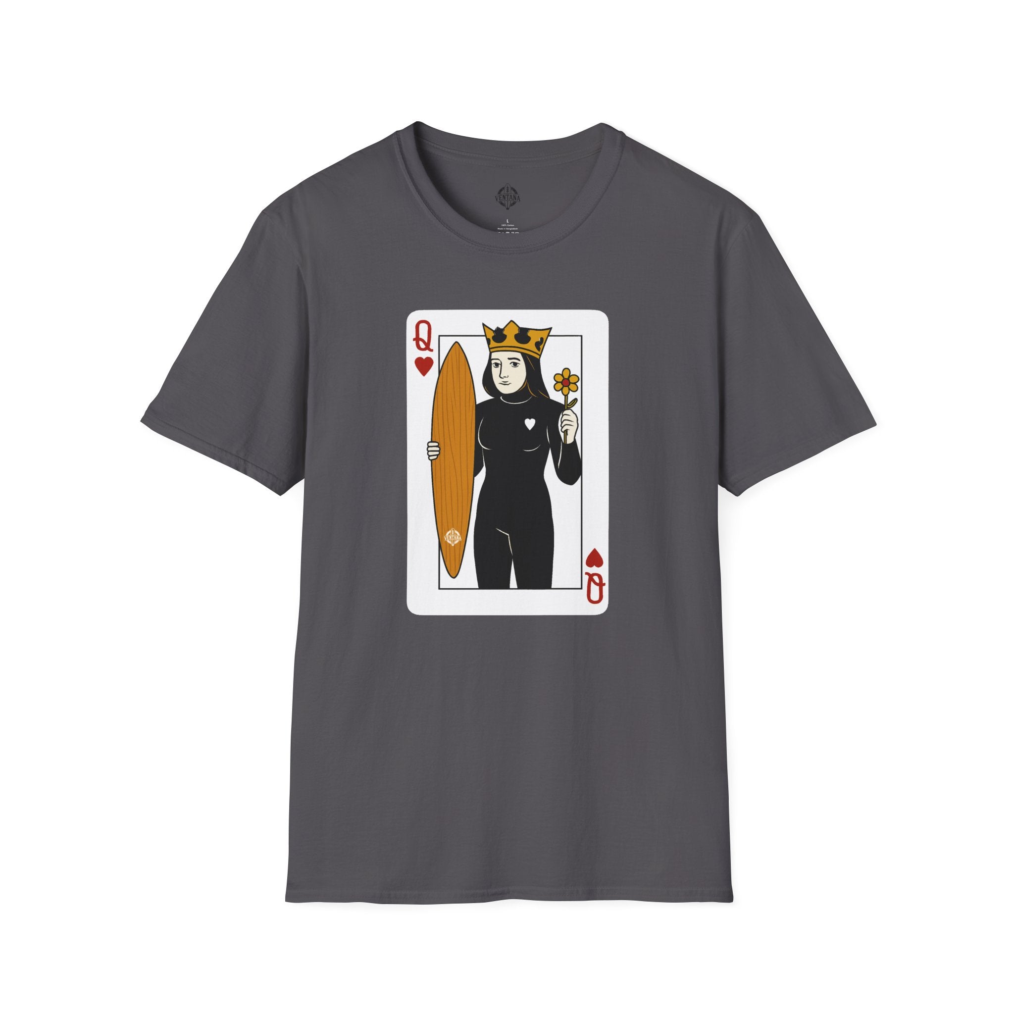 Queen of Hearts Surfer cotton t-shirt image 13