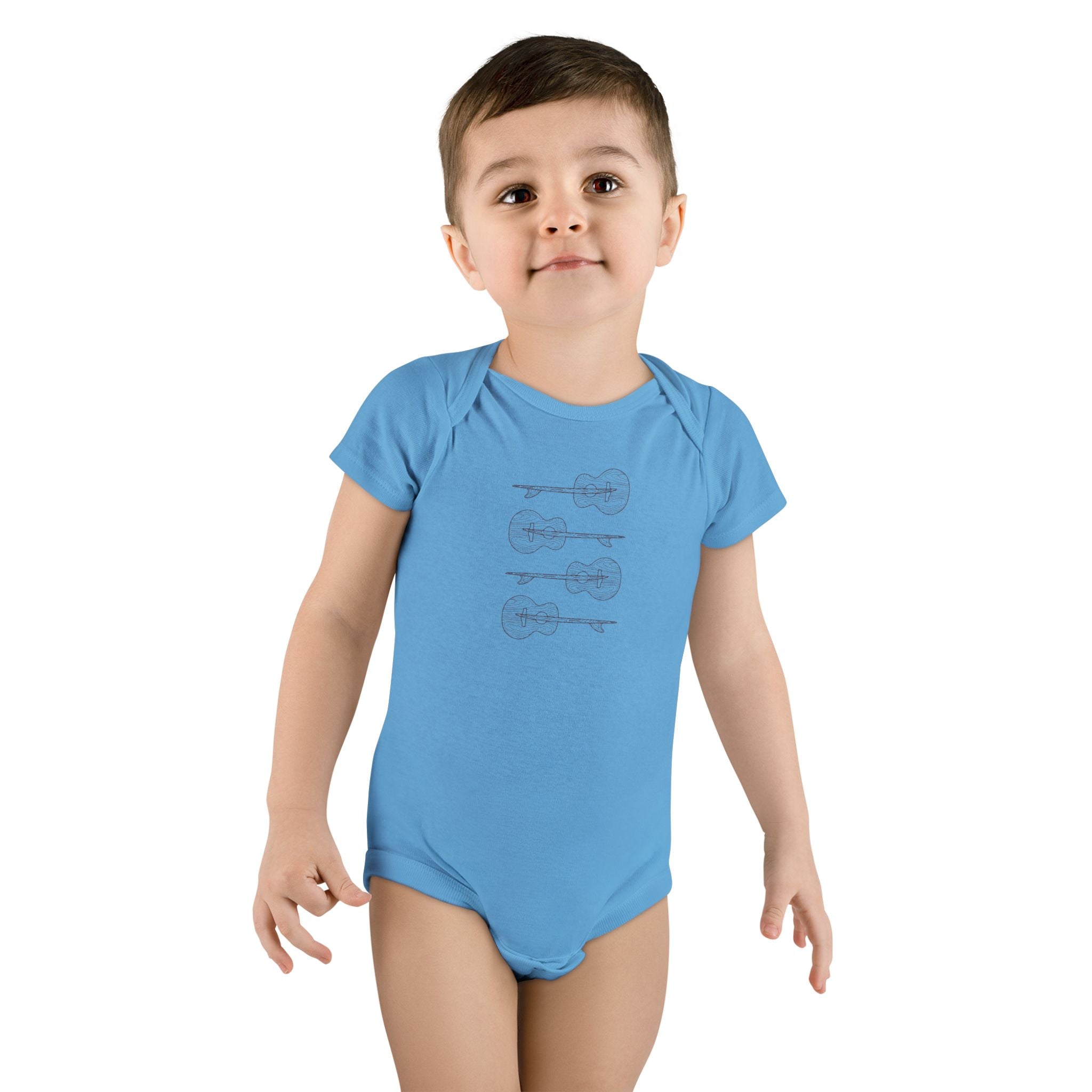 Ventana Santa Cruz Guitar Collab baby cotton onesie image 12