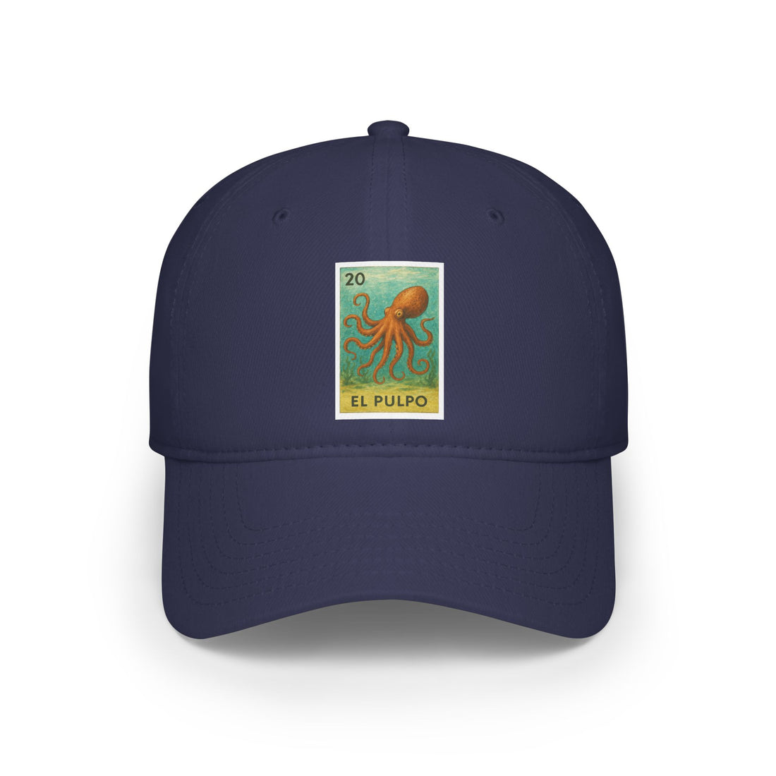 Octopus Lotería Unisex - 100% Cotton Baseball Cap (El Pulpo)