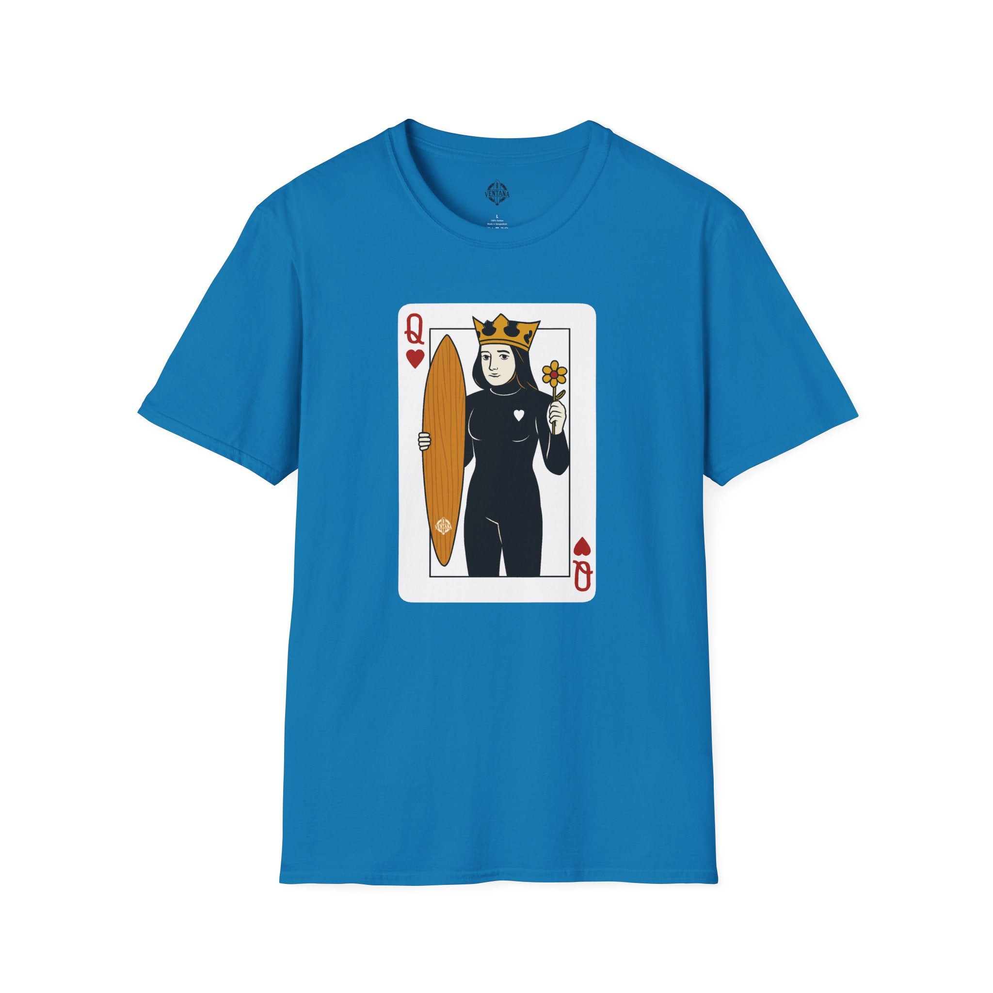 Queen of Hearts Surfer cotton t-shirt image 12