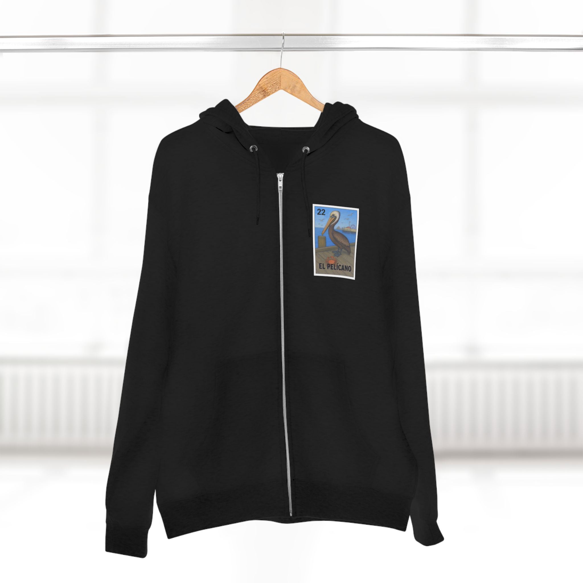 Pelican Lotería zip fleece hoodie image 19