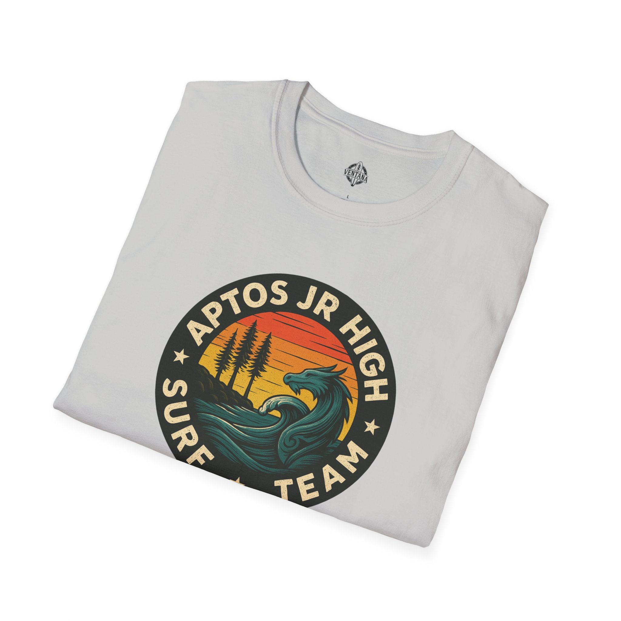 Aptos Junior High Surf Team Unisex - U.S. Cotton T-Shirt