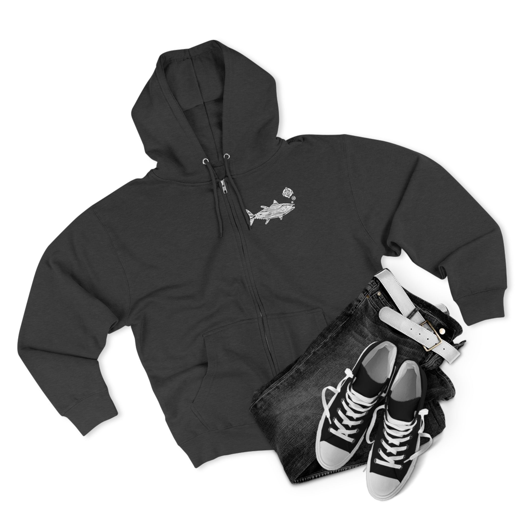 Ventana Wooden Tuna zip fleece hoodie image 13