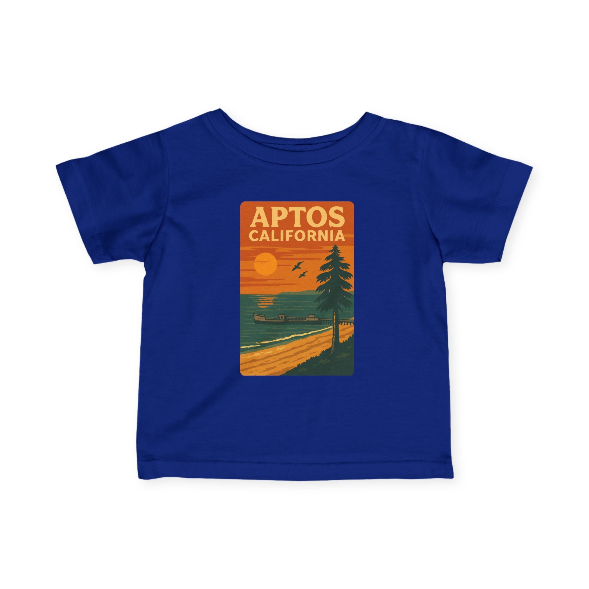 Aptos California Sunset - Infant 100% Cotton T-Shirt