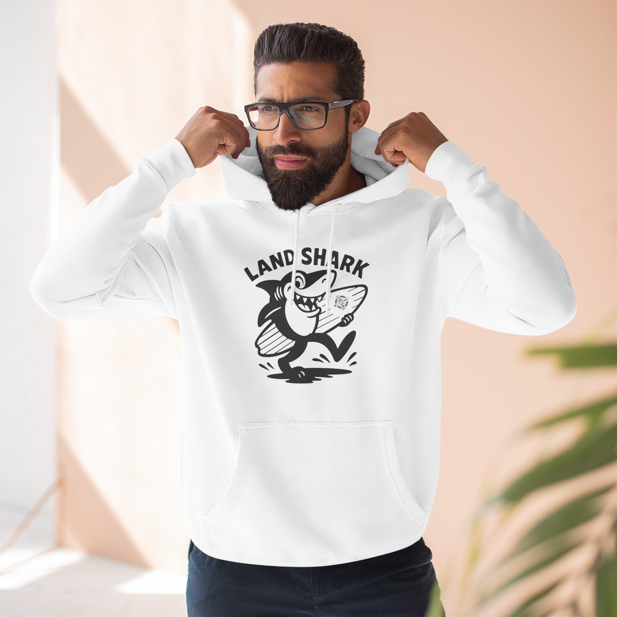 Land Shark fleece hoodie image 14