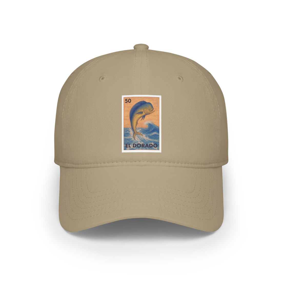 Dorado Lotería Unisex - 100% Cotton Baseball Cap (El Tiburón)