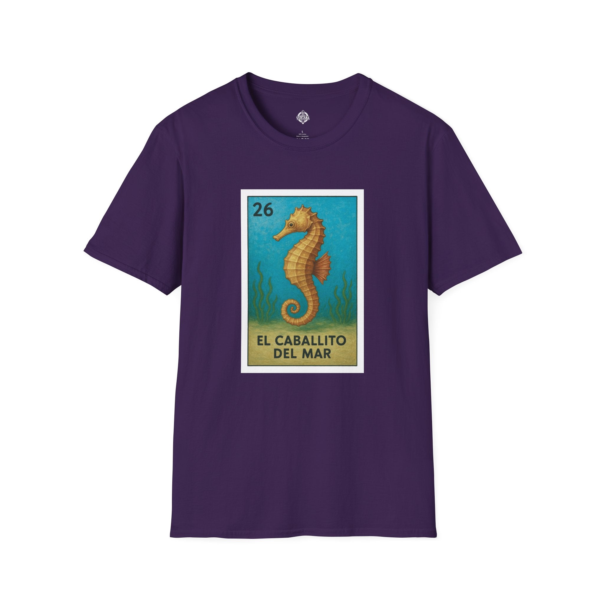 Seahorse Lotería cotton t-shirt image 14