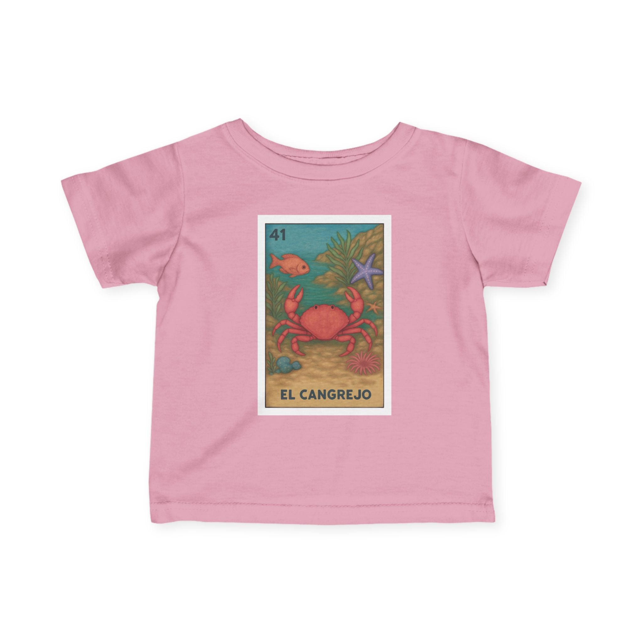 Crab Lotería - Infant 100% Cotton T-Shirt (El Cangrejo)