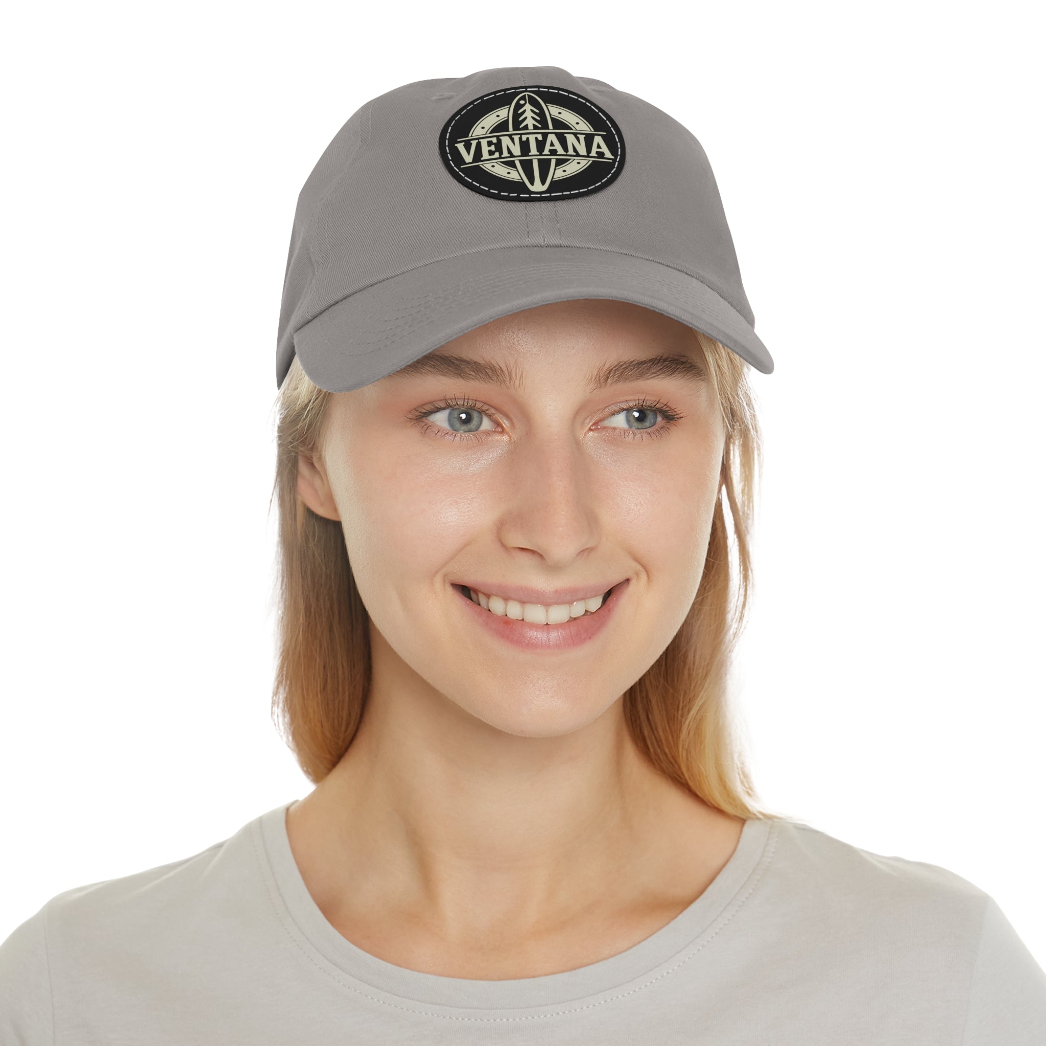 Ventana Treefish Logo Vegan Leather Patch Hat