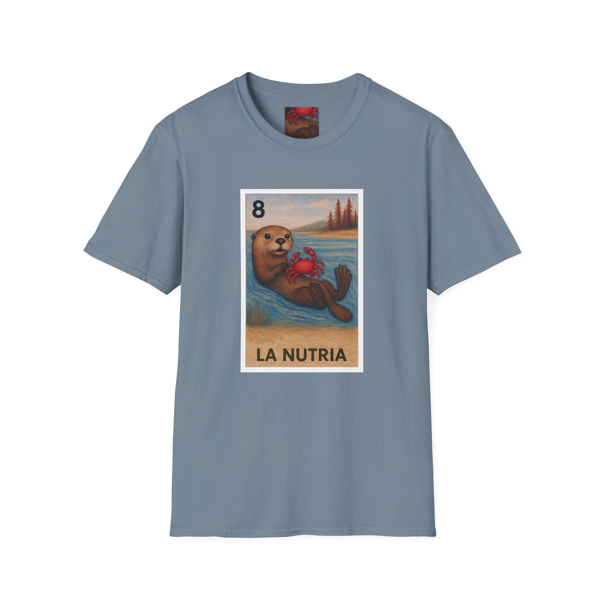 Sea Otter Lotería cotton t-shirt image 10
