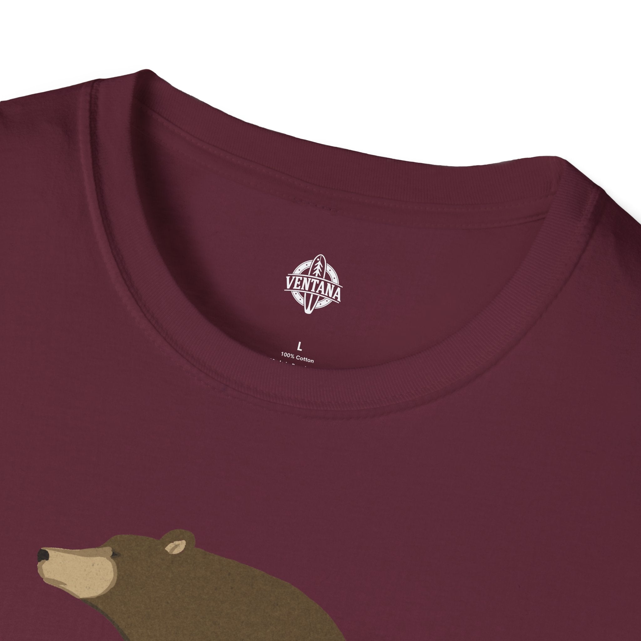 Surfing Grizzly Bear T-Shirt