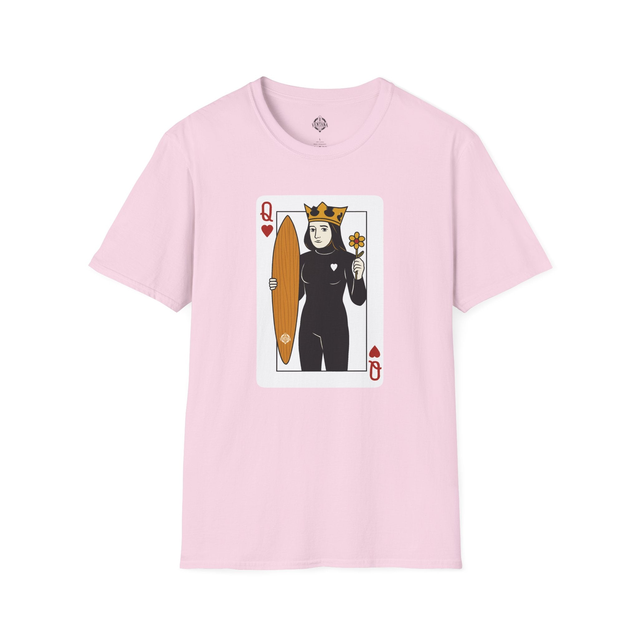 Queen of Hearts Surfer cotton t-shirt image 15