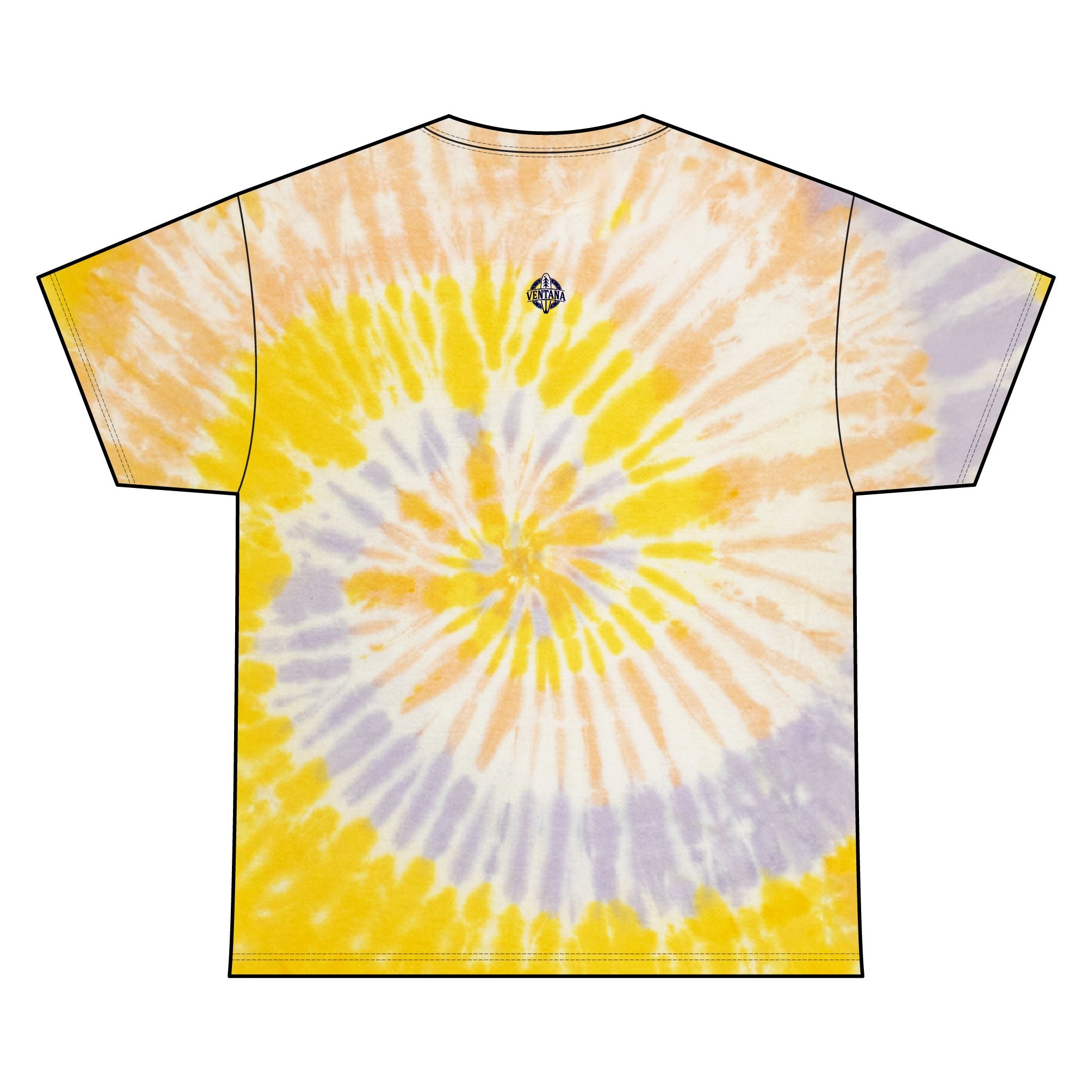 Aptos California Classic Unisex Tie Dye - 100% Cotton T-Shirt