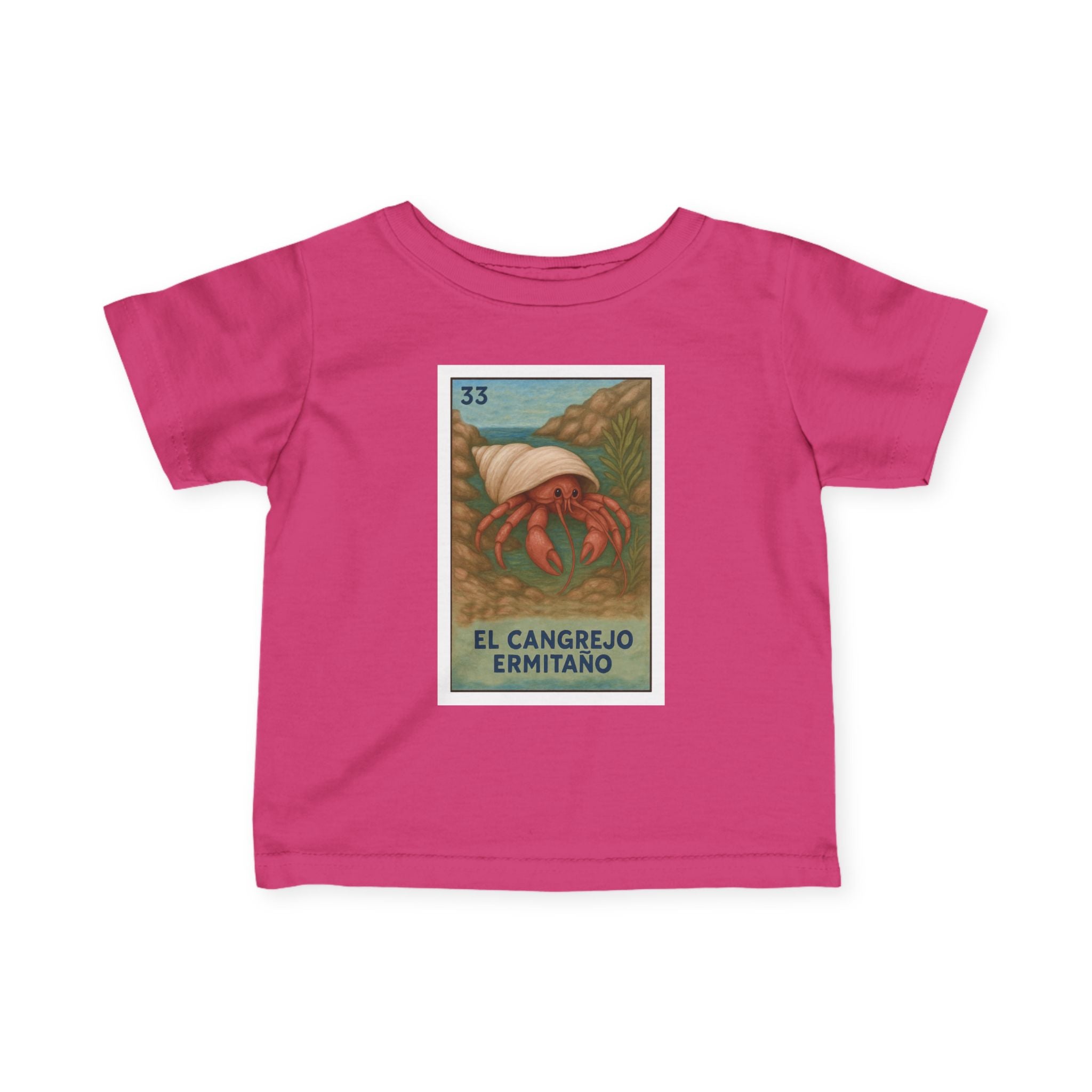 Hermit Crab Lotería infant cotton t-shirt image 15