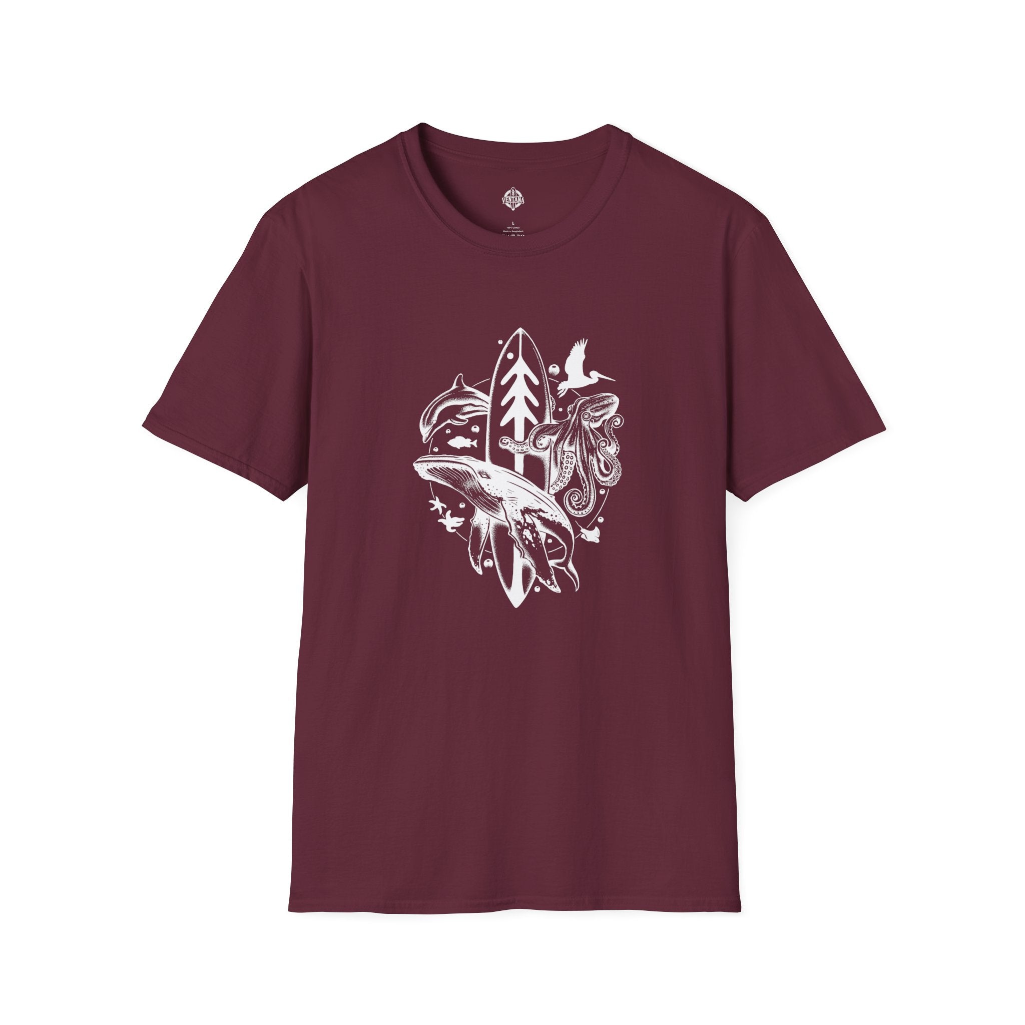 Ventana Monterey Bay by Thiago Bianchini cotton t-shirt image 6