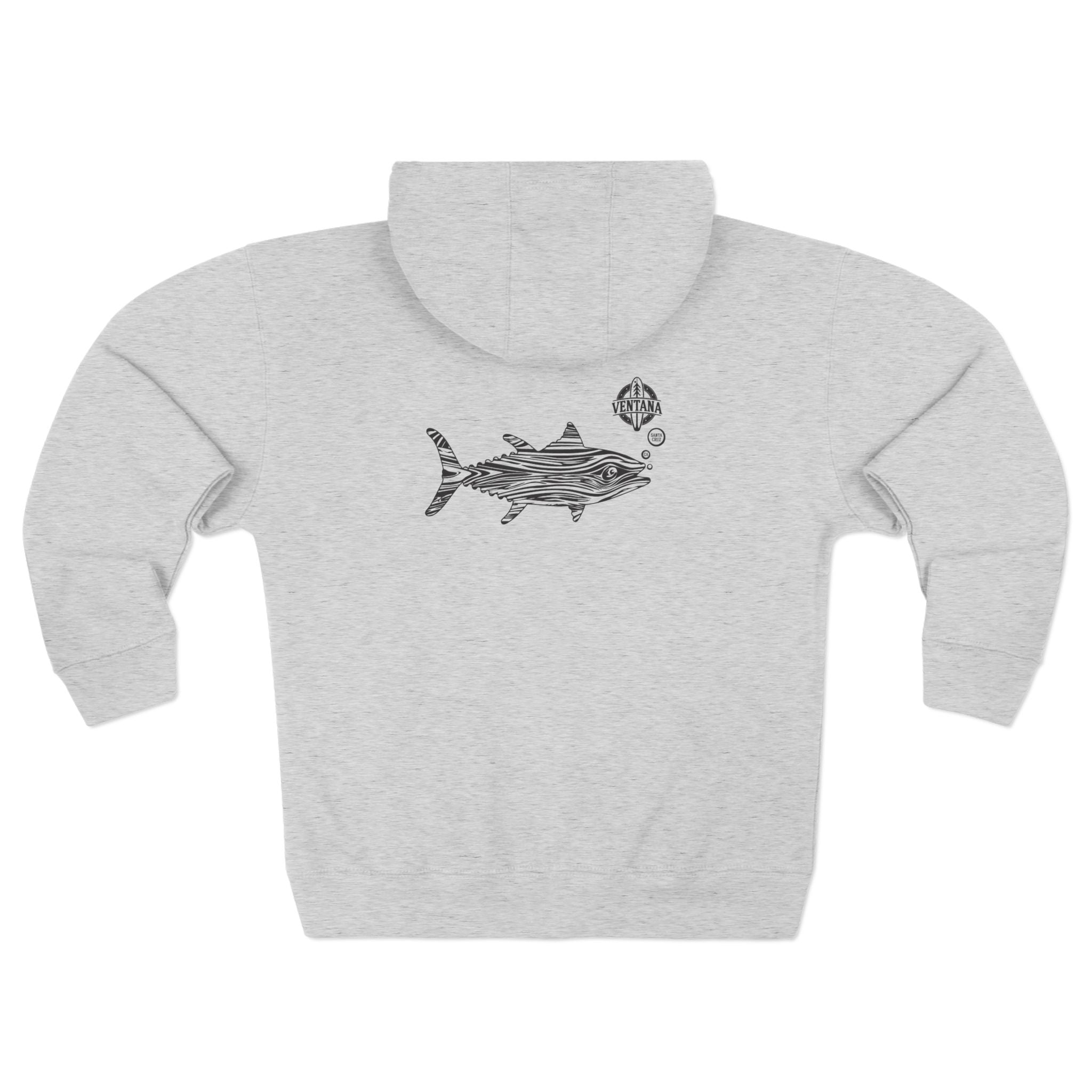 Ventana Wooden Tuna zip fleece hoodie image 7