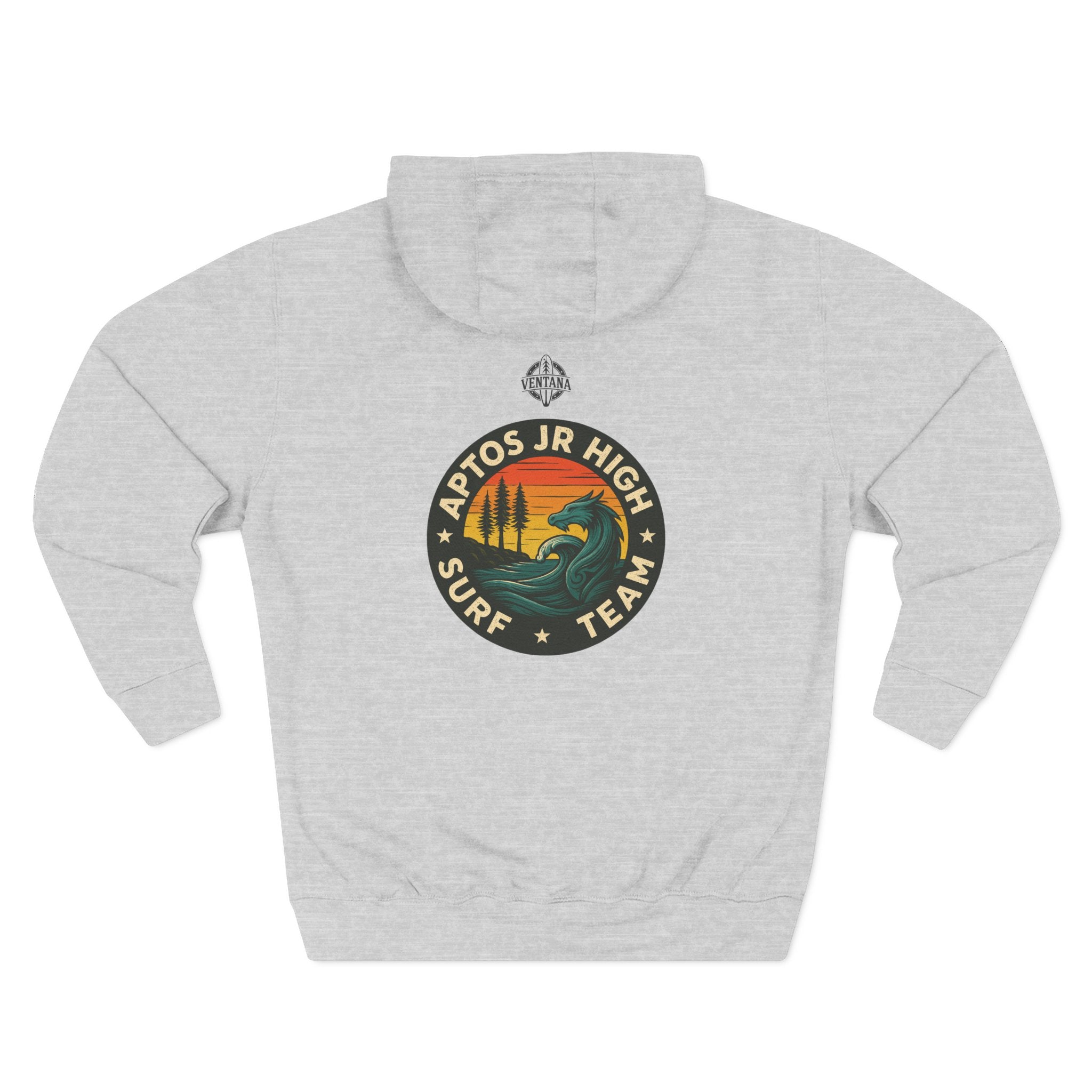 Aptos Junior High Surf Team Unisex - Pull-Over Cotton Blend Fleece Hoodie