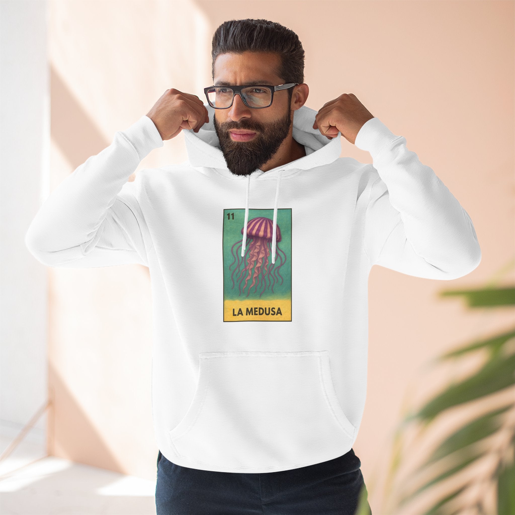 Sea Jelly Lotería fleece hoodie image 14